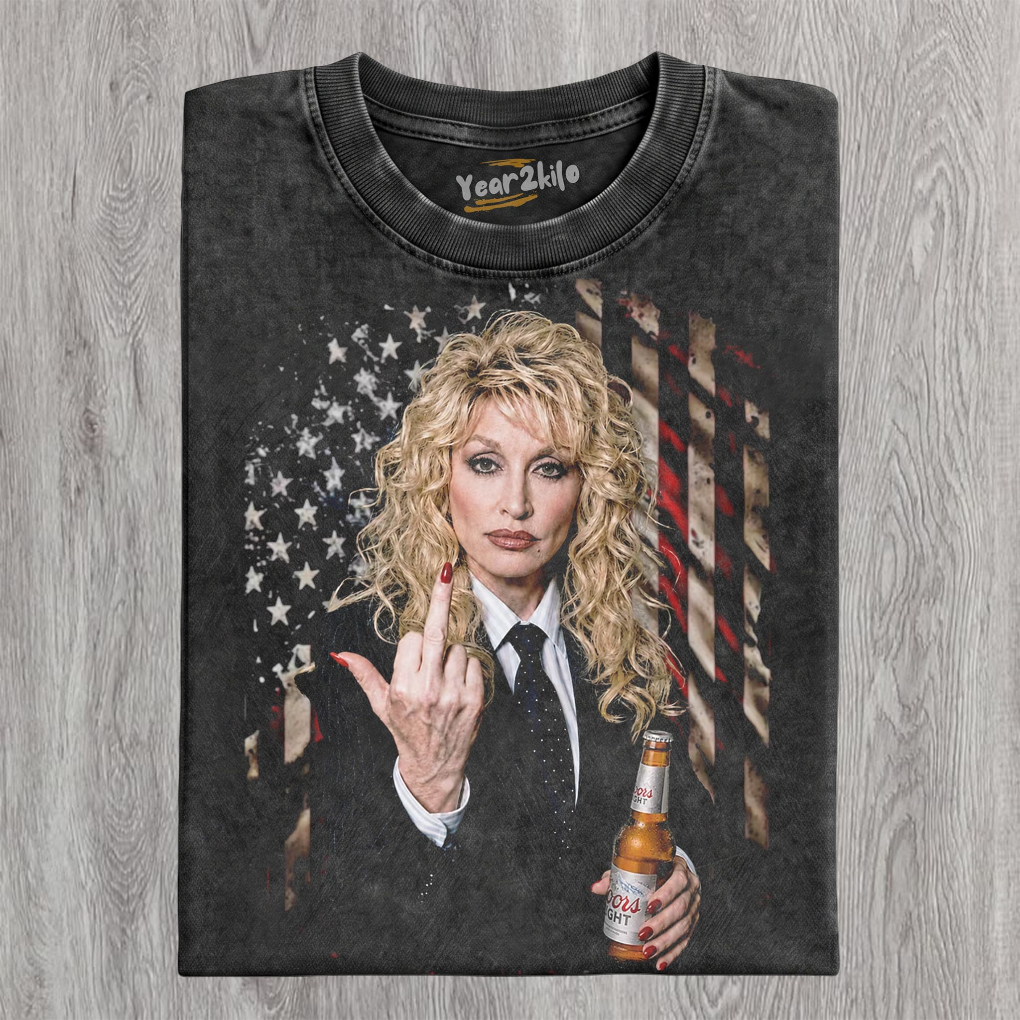 DOLLY PARTON USA MUSIC TANK TOP & TEE & LONG SLEEVE & LAYERED LS & HOODIE