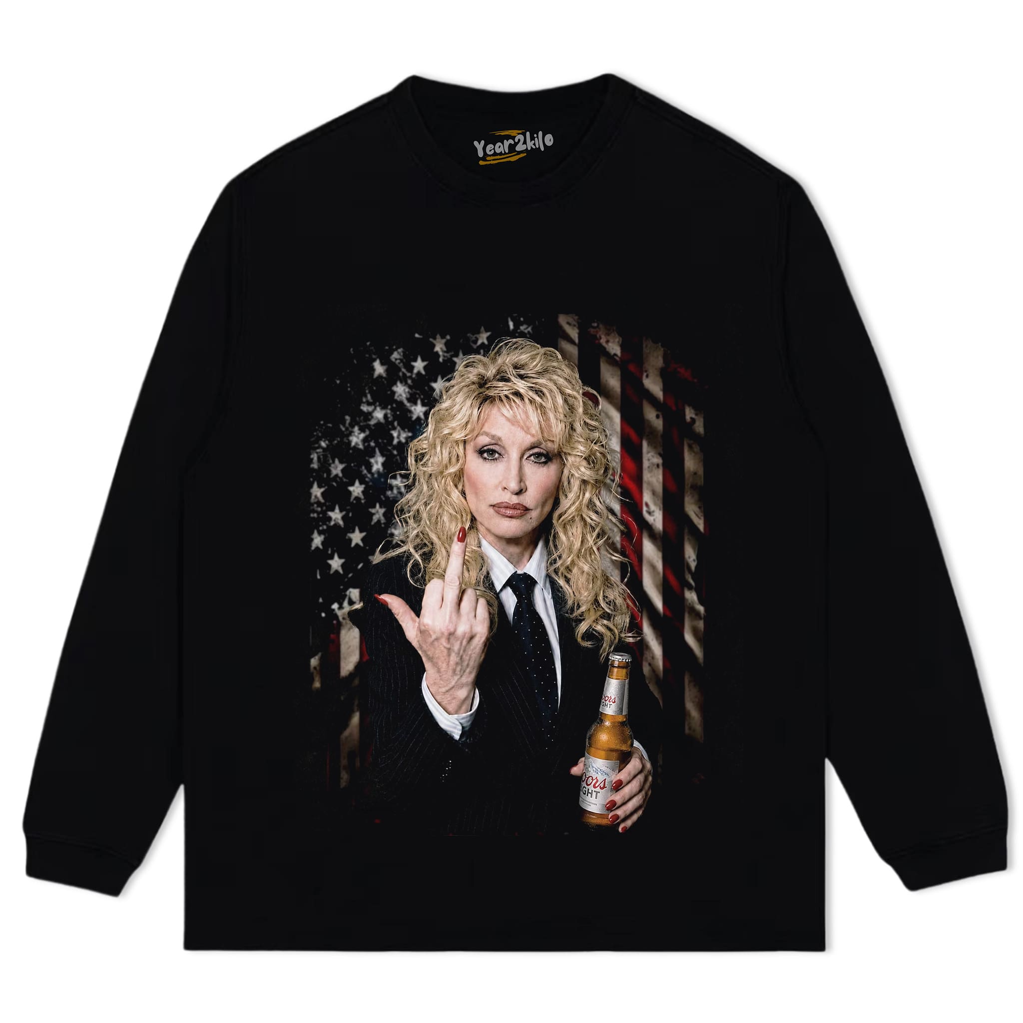 DOLLY PARTON USA MUSIC TANK TOP & TEE & LONG SLEEVE & LAYERED LS & HOODIE