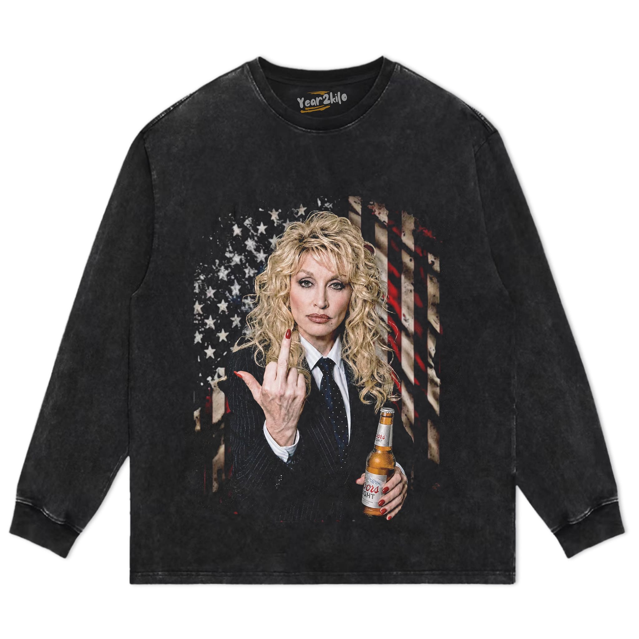 DOLLY PARTON USA MUSIC TANK TOP & TEE & LONG SLEEVE & LAYERED LS & HOODIE