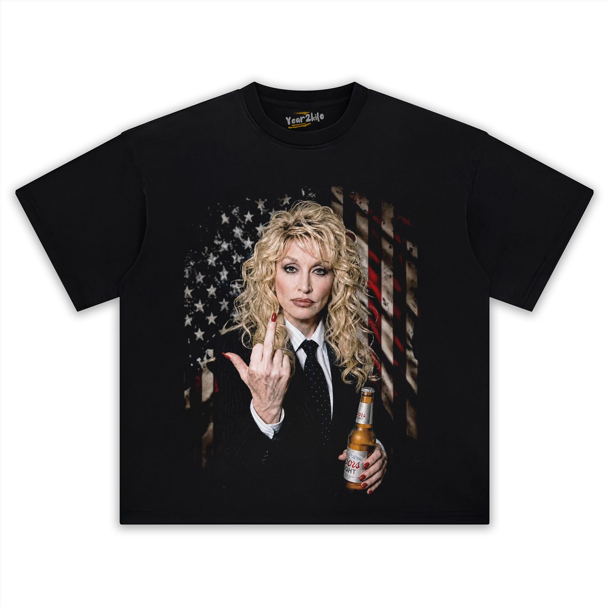 DOLLY PARTON USA MUSIC TANK TOP & TEE & LONG SLEEVE & LAYERED LS & HOODIE