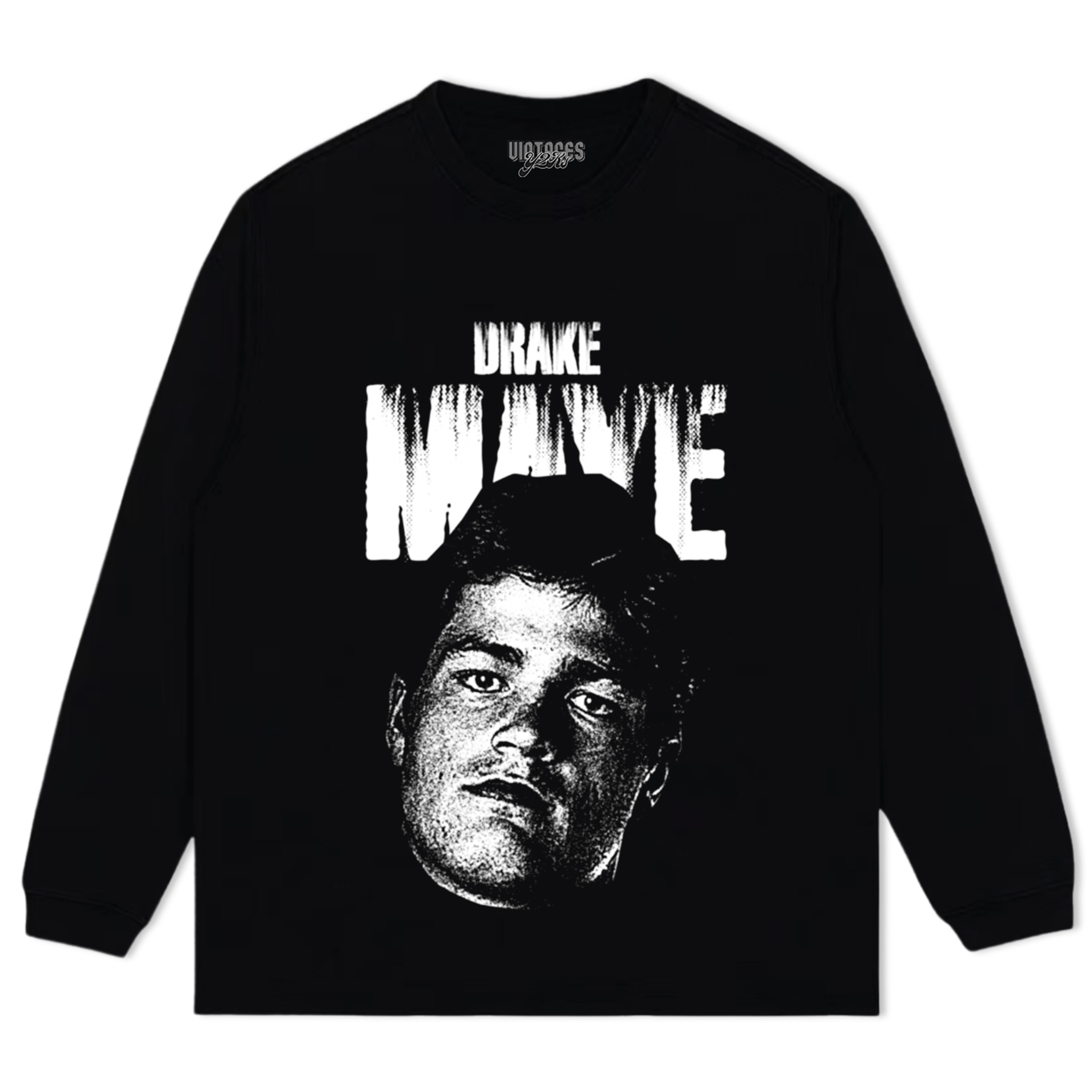 DRAKE MAYE GRUNGE WHITE TEE & LS & HOODIE