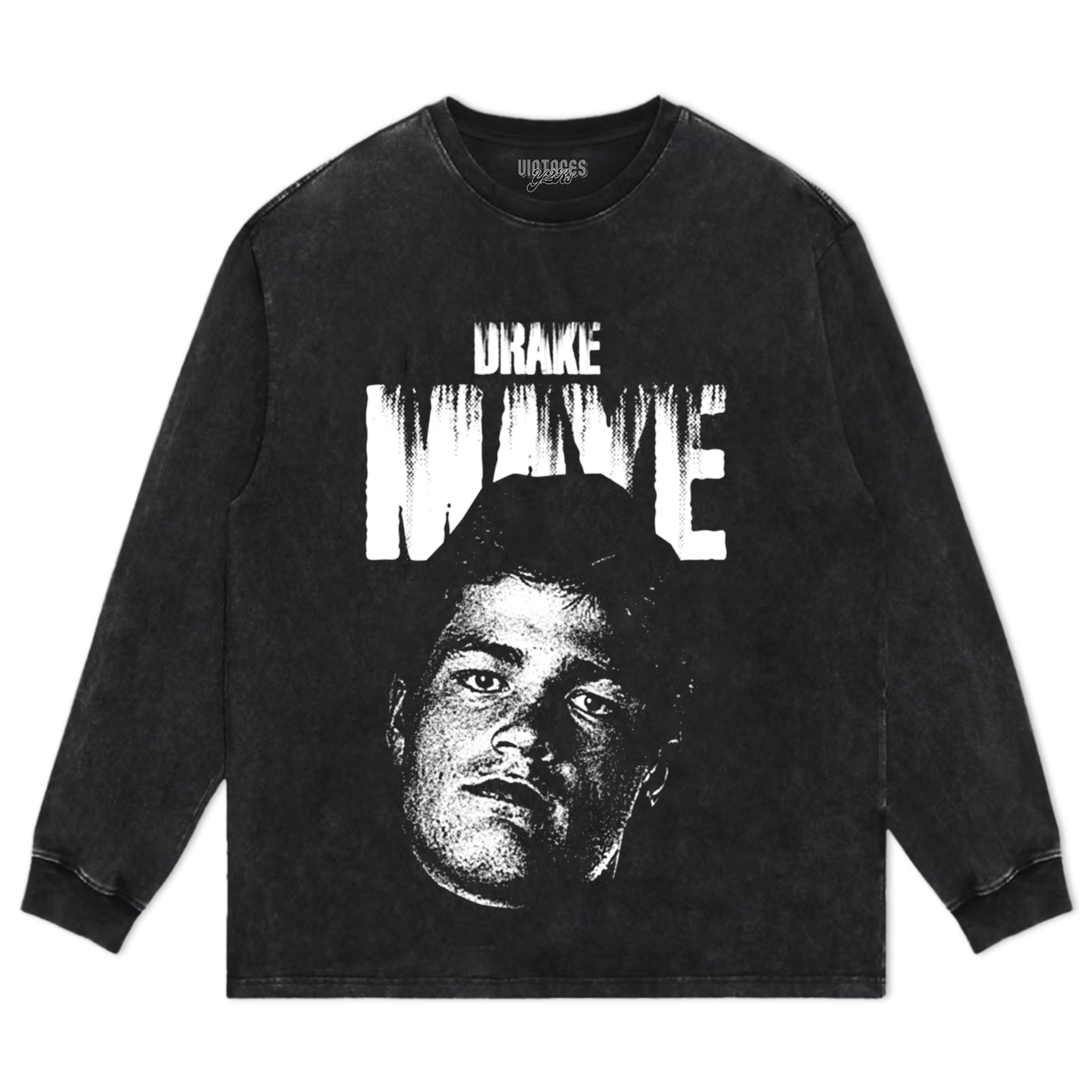 DRAKE MAYE GRUNGE WHITE TEE & LS & HOODIE