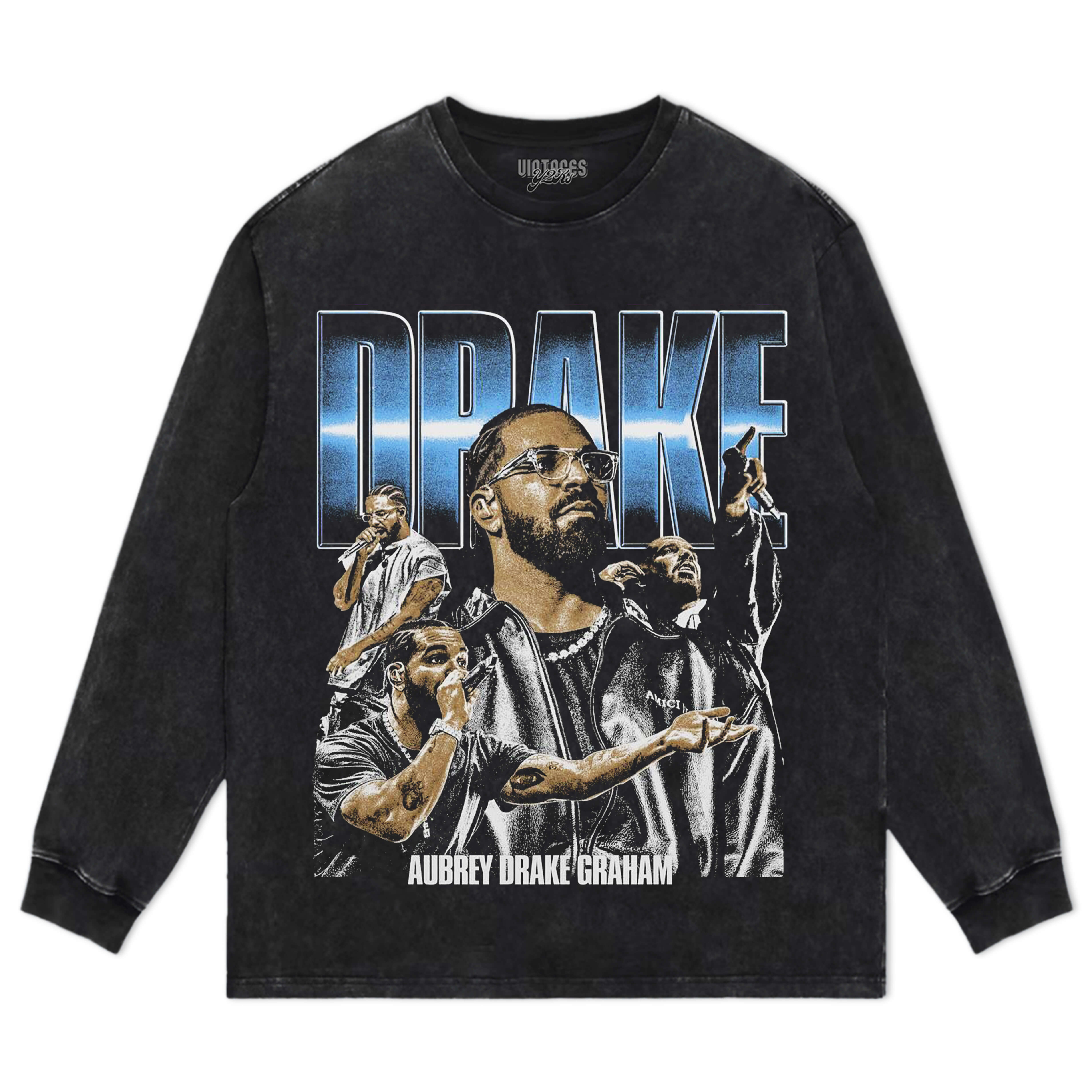 DRAKE VINTAGE-STYLE TEE & LS & HOODIE