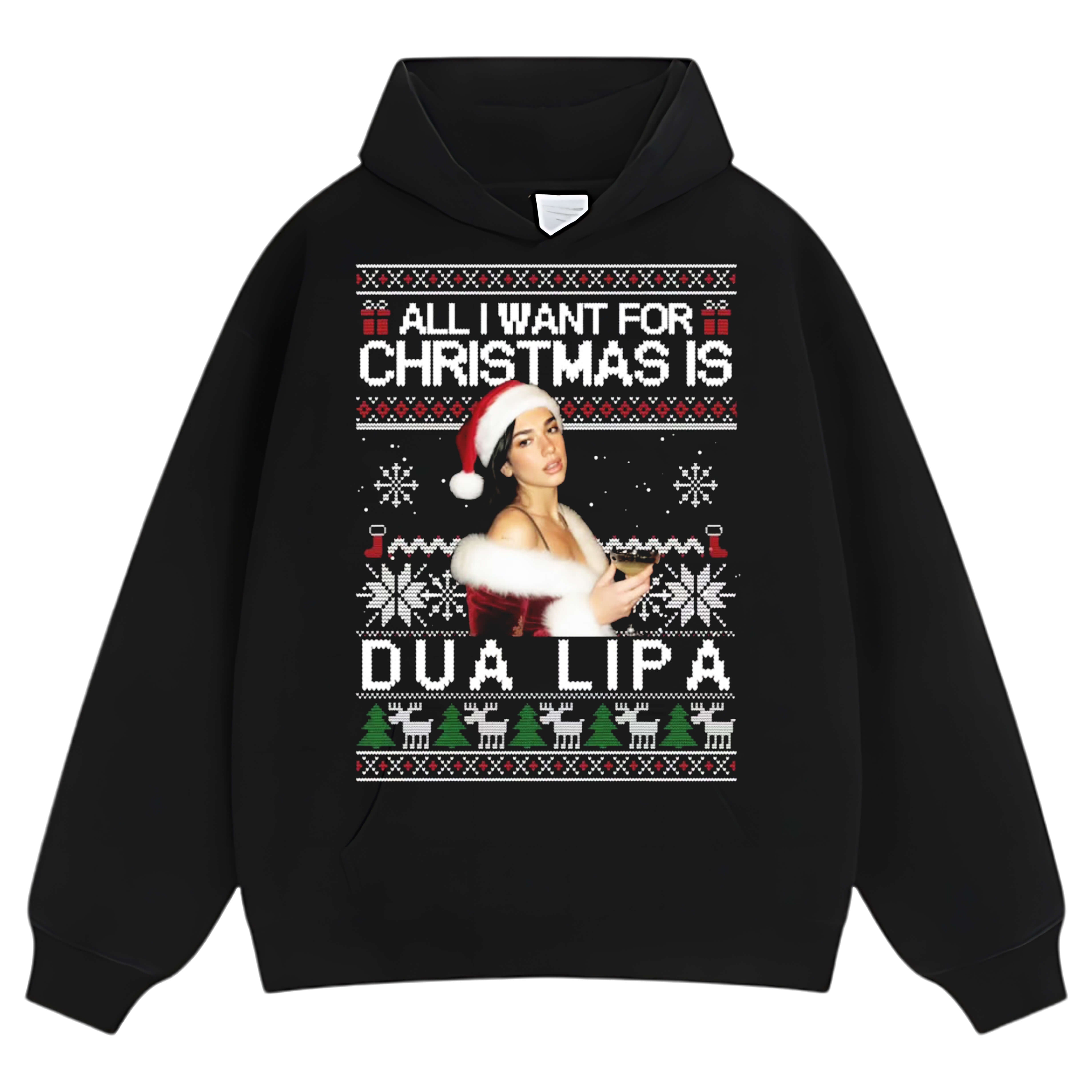 DUA LIPA CHRISTMAS STYLES TEE & LS & HOODIE