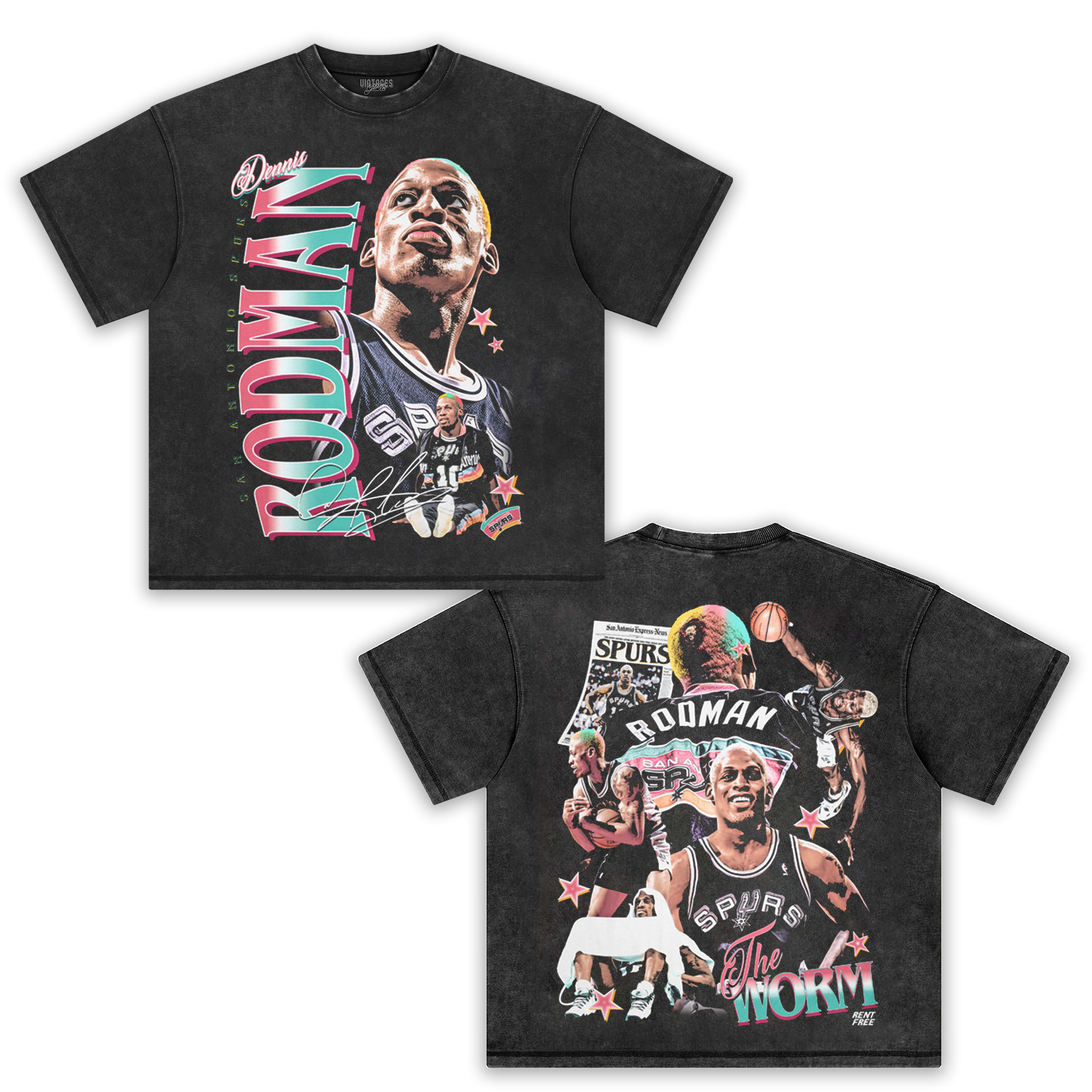 DENNIS RODMAN TEE & LS & HOODIE