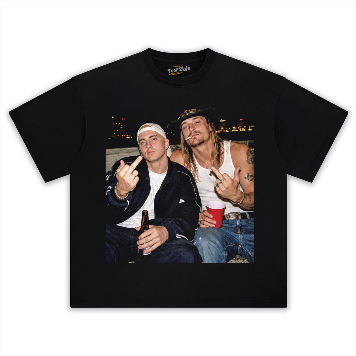 EMINEM & KID ROCK TANK TOP & TEE & LONG SLEEVE & LAYERED LS & HOODIE