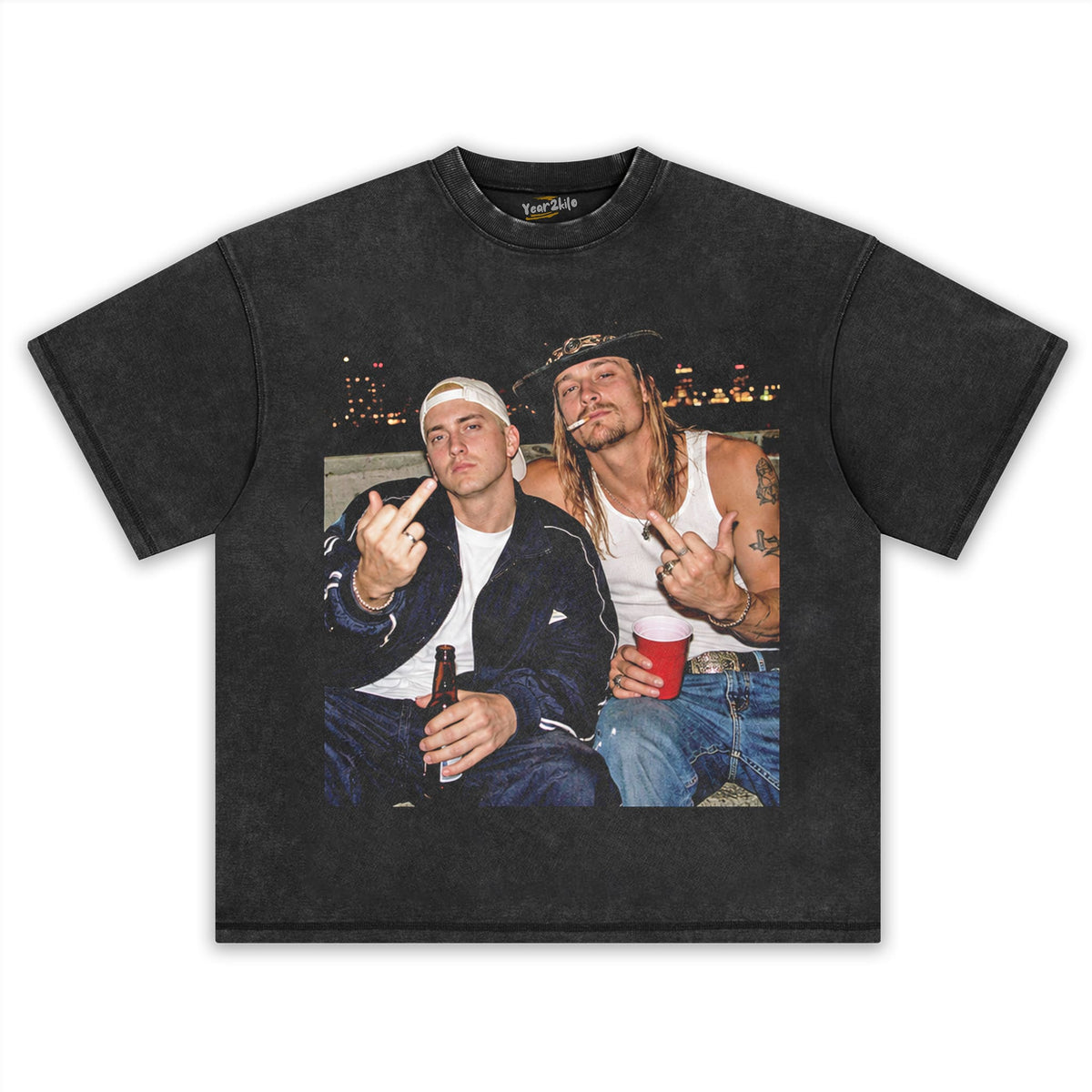 EMINEM & KID ROCK TANK TOP & TEE & LONG SLEEVE & LAYERED LS & HOODIE