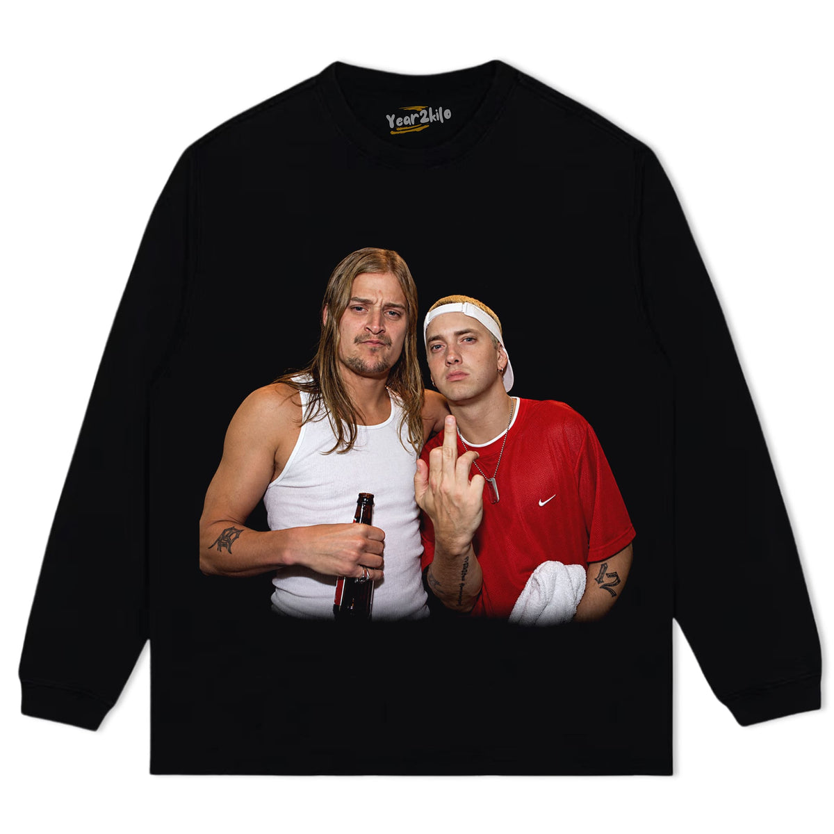 EMINEM & KID ROCK TANK TOP & TEE & LONG SLEEVE & LAYERED LS & HOODIE