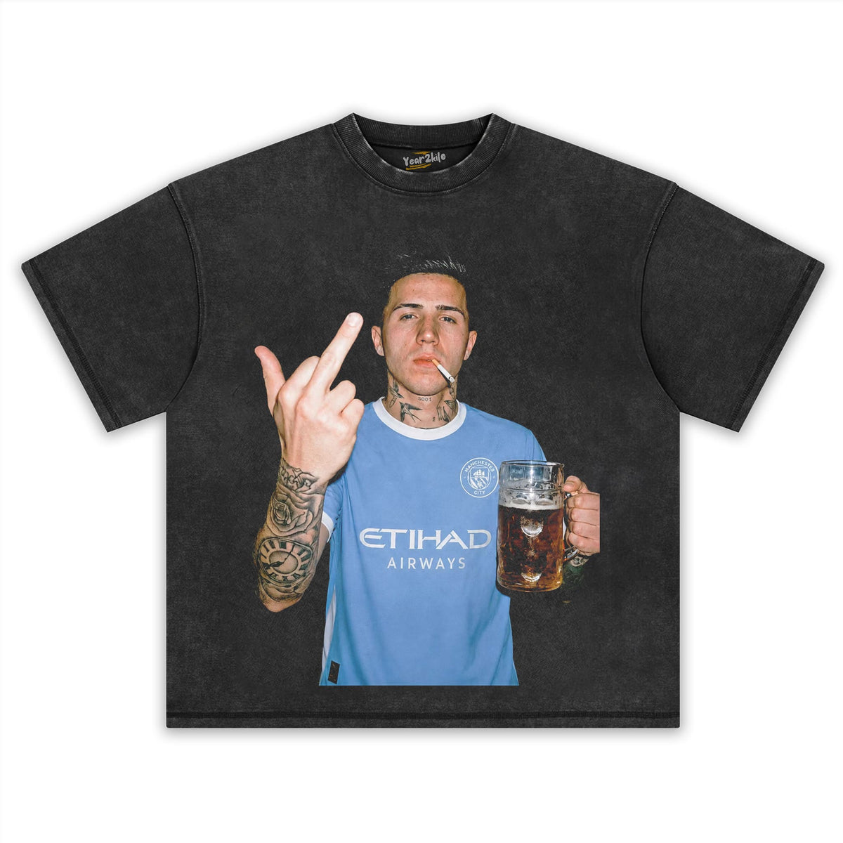 ENZO FERNANDEZ MAN CITY TANK TOP & TEE & LONG SLEEVE & LAYERED LS & HOODIE