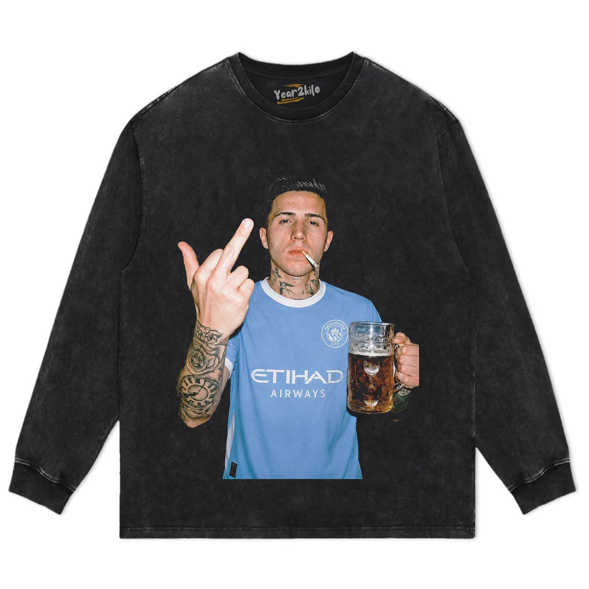 ENZO FERNANDEZ MAN CITY TANK TOP & TEE & LONG SLEEVE & LAYERED LS & HOODIE