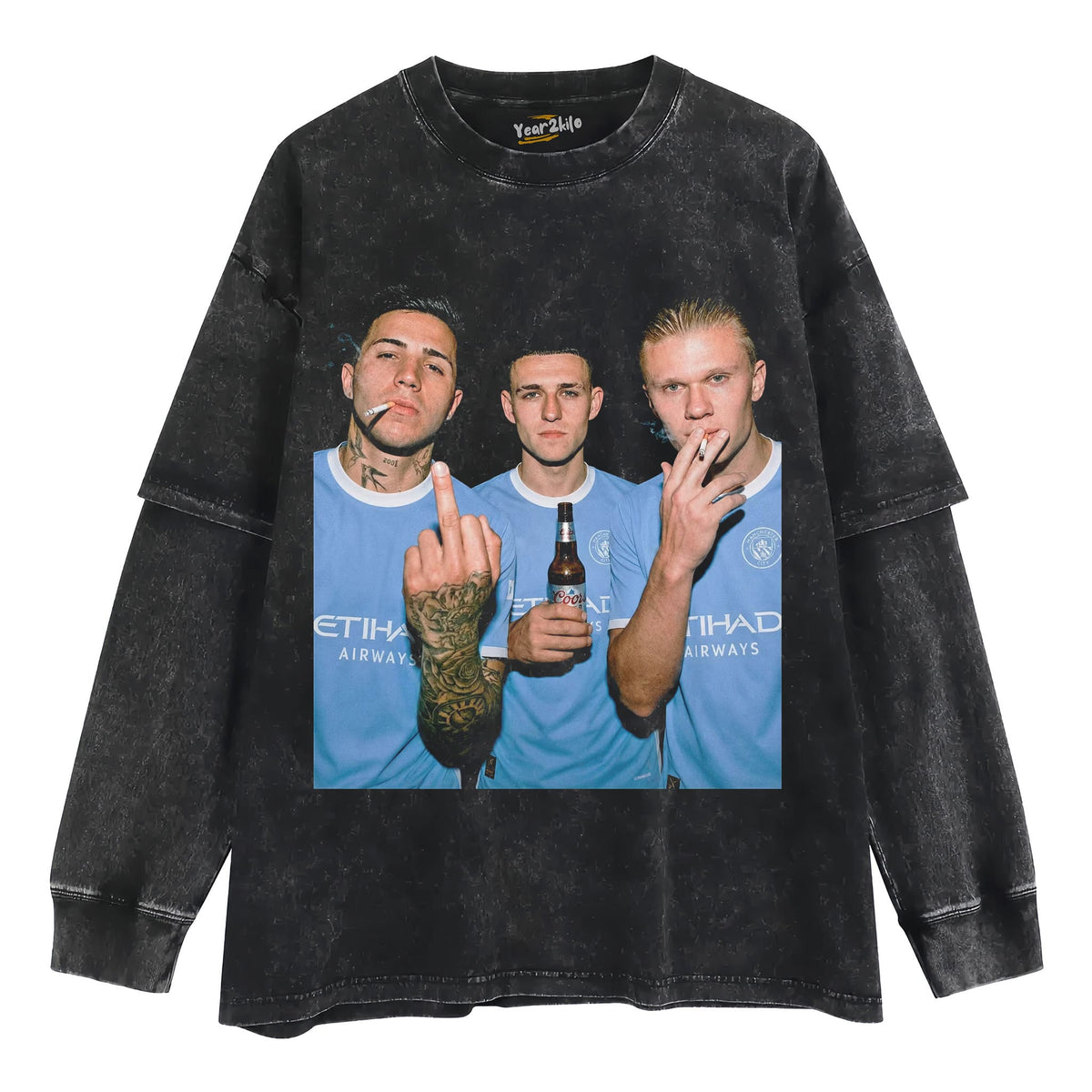 ENZO FERNÁNDEZ & PHIL FODEN ERLING & HAALAND TANK TOP & TEE & LONG SLEEVE & LAYERED LS & HOODIE