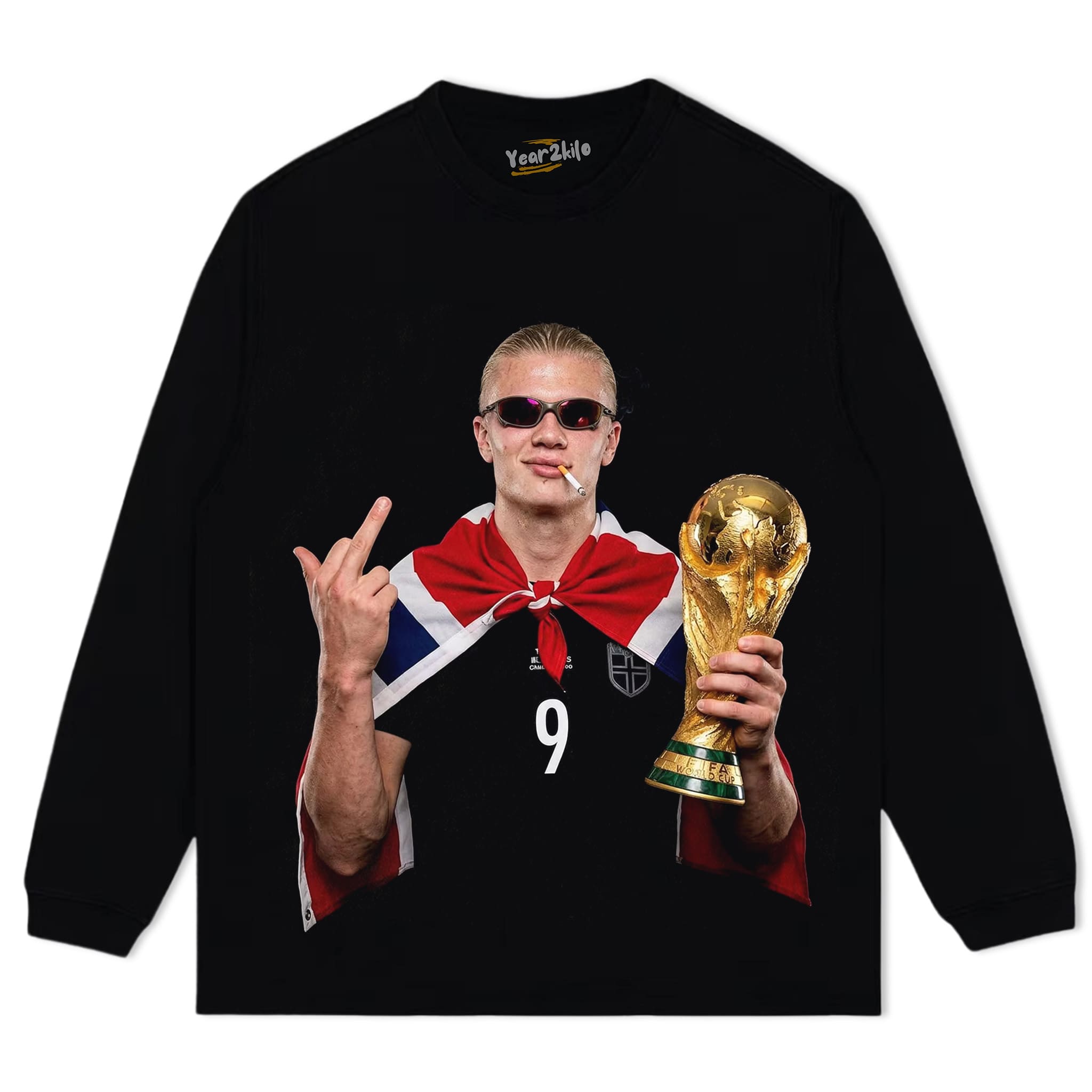 ERLING NORWAY HAALAND 2026 TANK TOP & TEE & LONG SLEEVE & LAYERED LS & HOODIE
