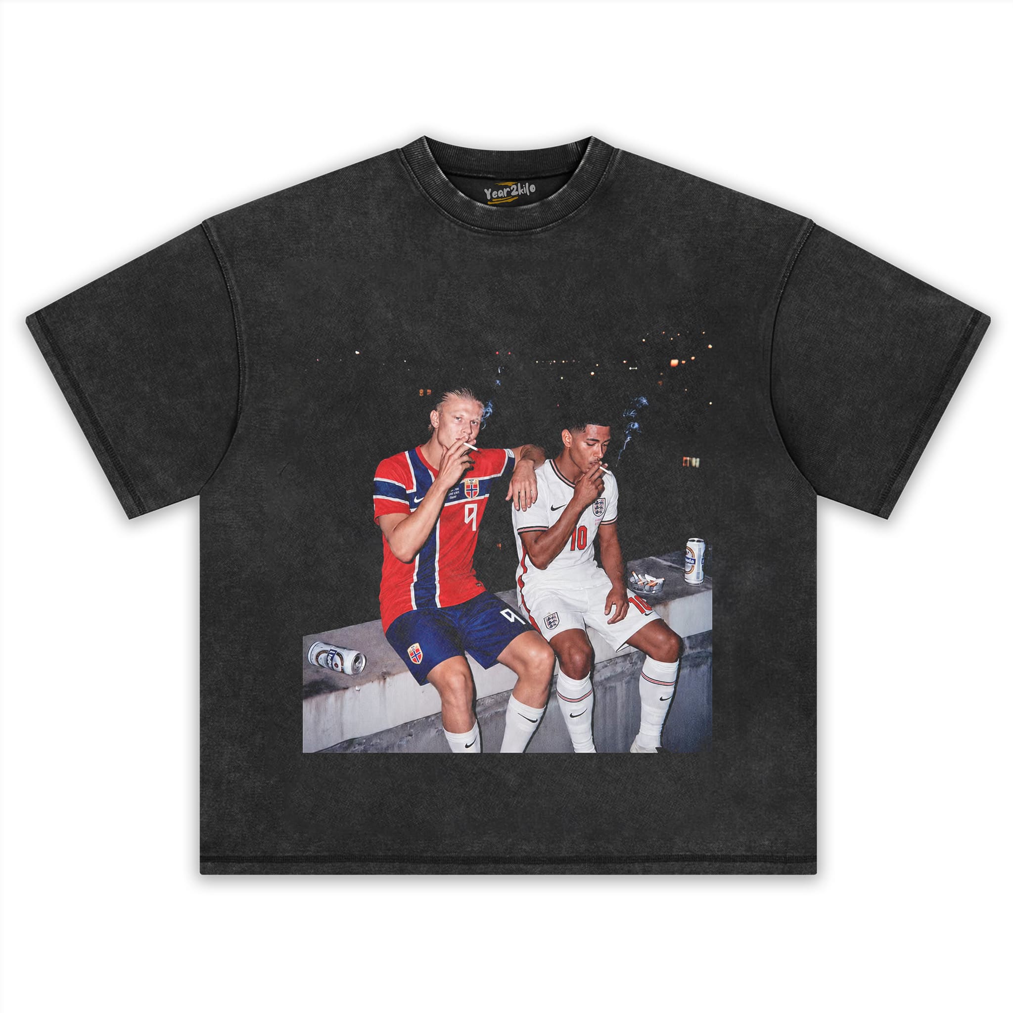 ERLING HAALAND & JUDE BELLINGHAM TANK TOP & TEE & LONG SLEEVE & LAYERED LS & HOODIE