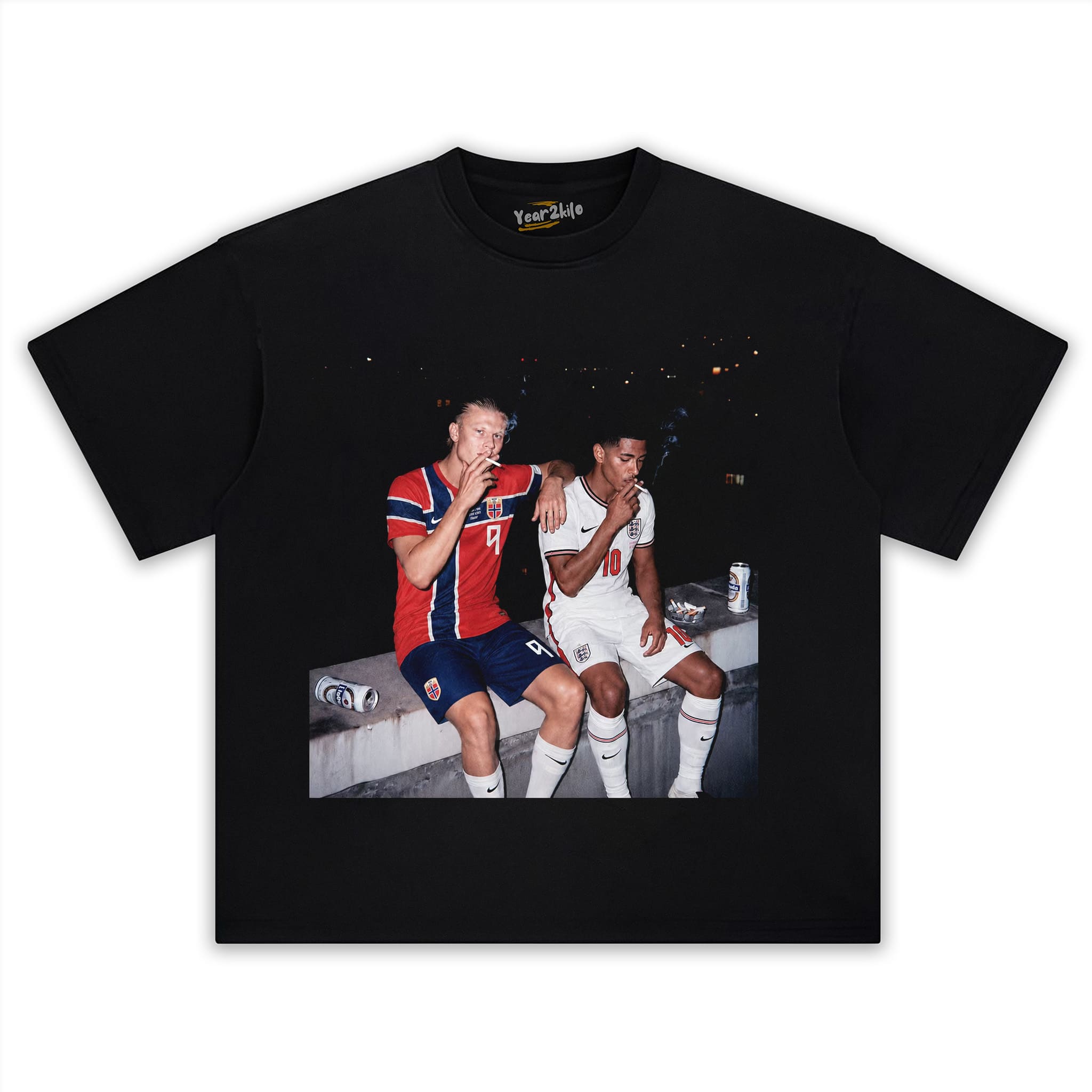 ERLING HAALAND & JUDE BELLINGHAM TANK TOP & TEE & LONG SLEEVE & LAYERED LS & HOODIE