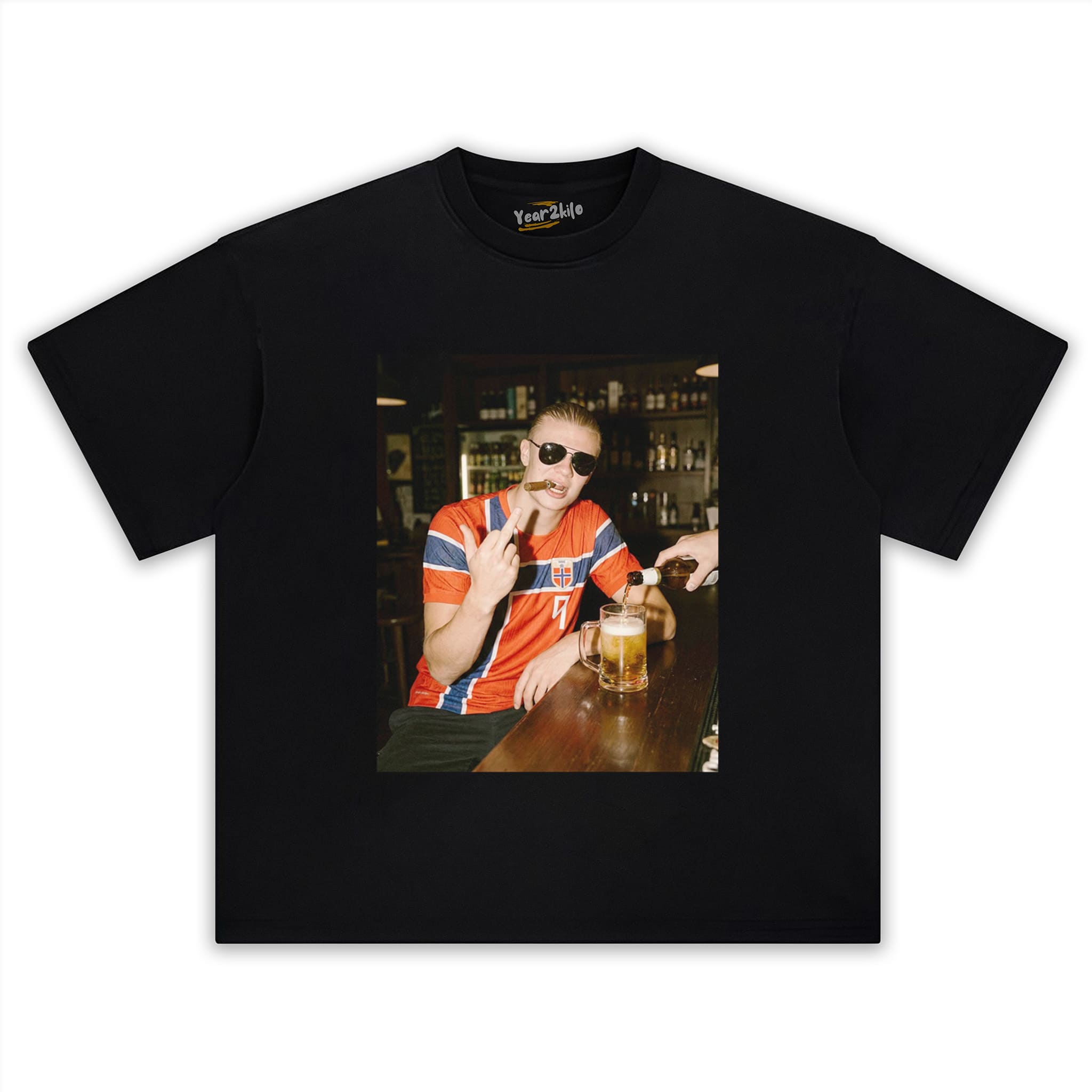ERLING HAALAND NORWAY FUNNY VINTAGE V2 TANK TOP & TEE & LONG SLEEVE & LAYERED LS & HOODIE