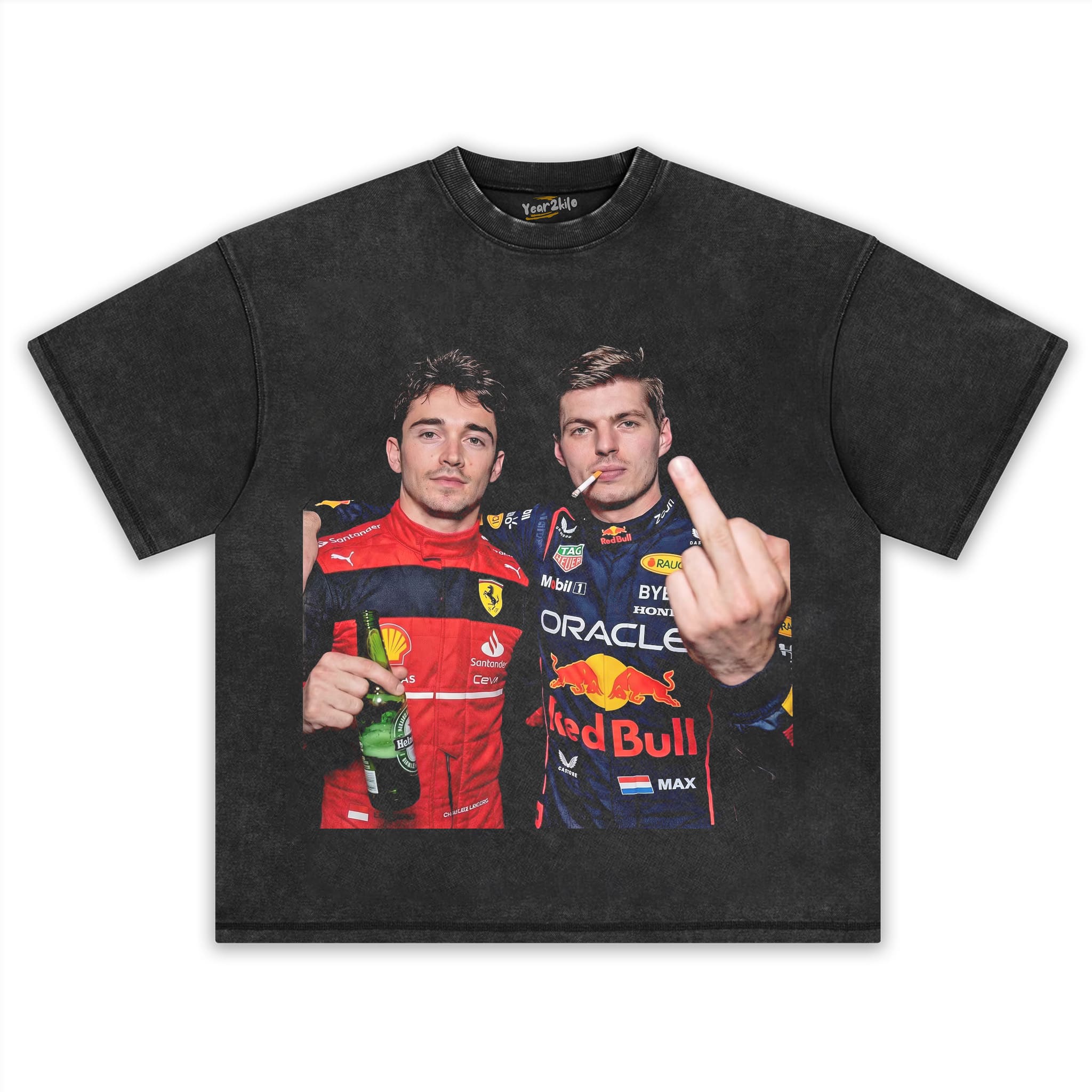 F1 MAX VERSTAPPEN & CHARLES LECLERC TANK TOP & TEE & LONG SLEEVE & LAYERED LS & HOODIE
