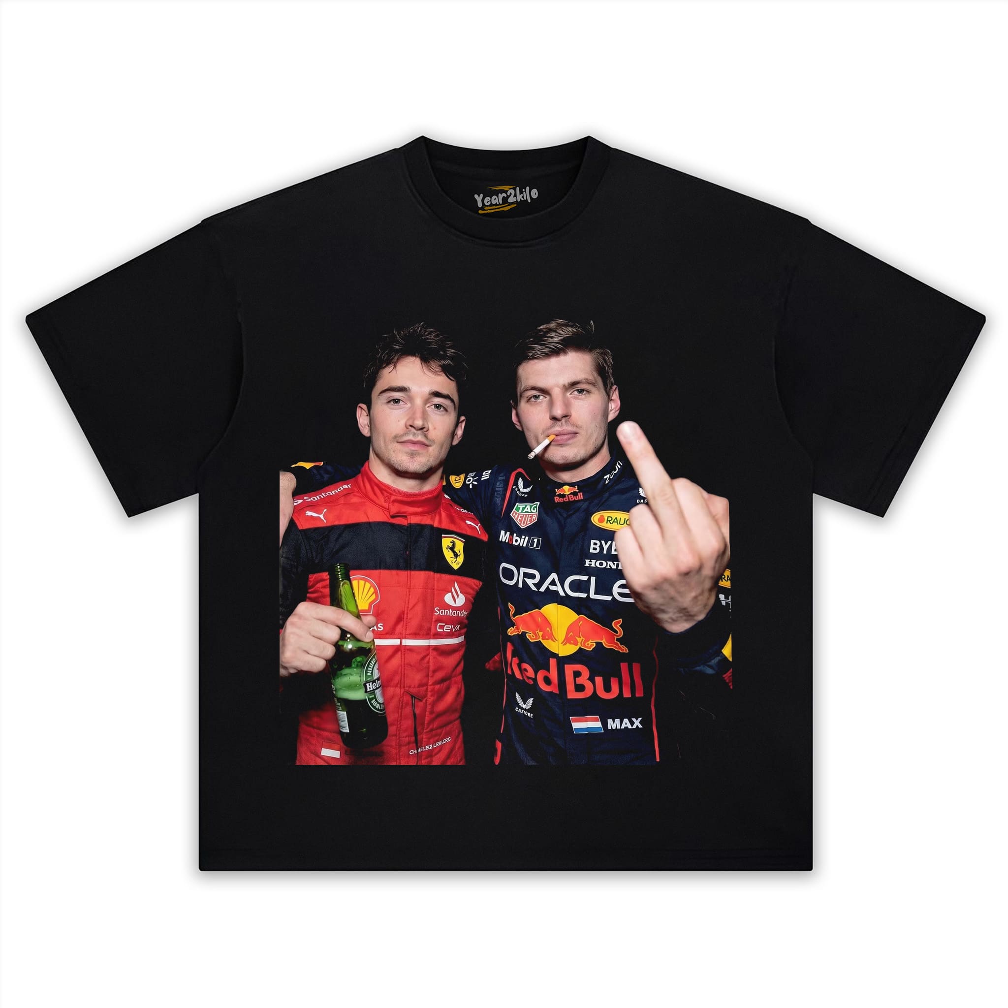 F1 MAX VERSTAPPEN & CHARLES LECLERC TANK TOP & TEE & LONG SLEEVE & LAYERED LS & HOODIE