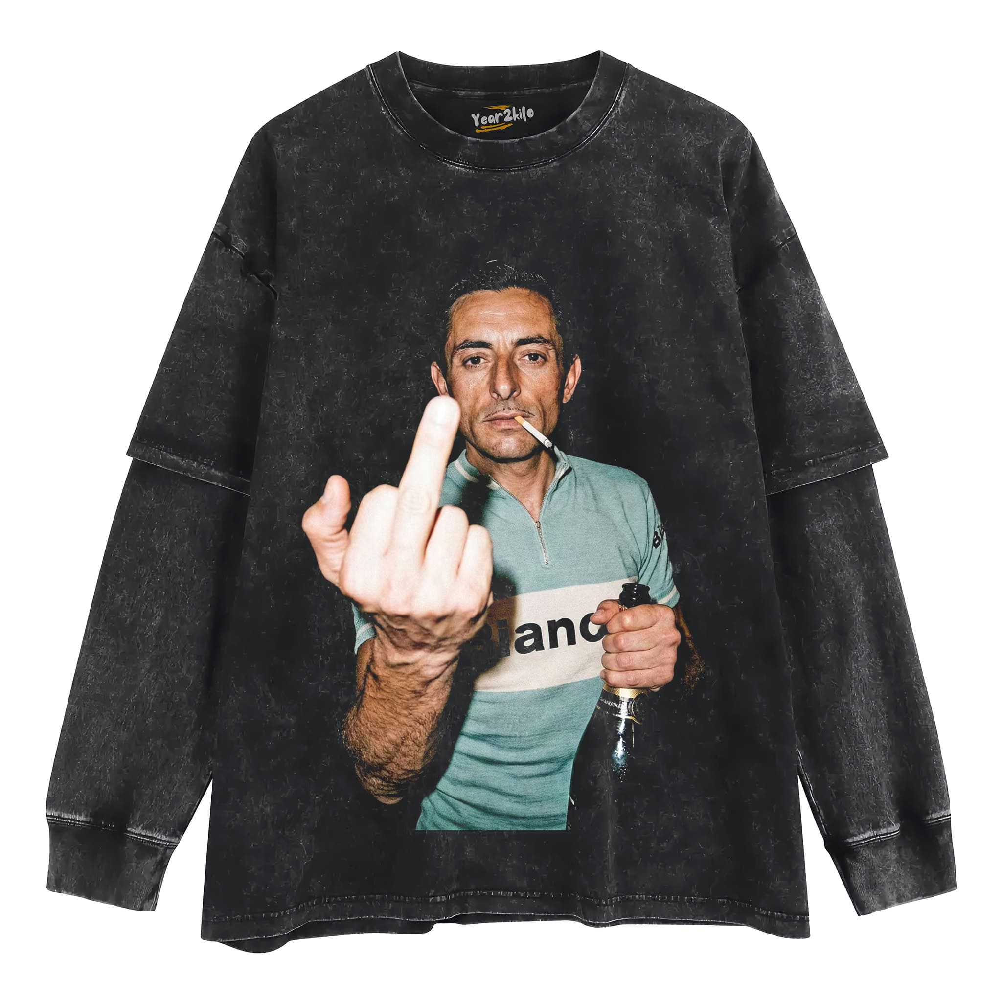 FAUSTO COPPI LEGEND TOUR DE FRANCE TANK TOP & TEE & LONG SLEEVE & LAYERED LS & HOODIE