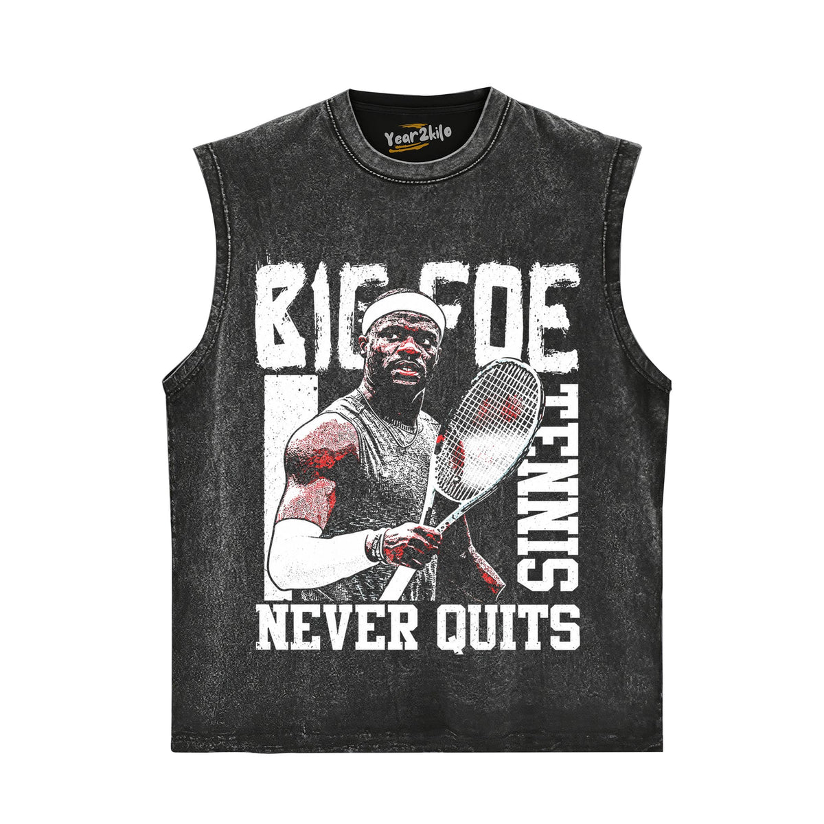 FRANCES TIAFOE - TENNIS NEVER QUITS TANK TOP & TEE & LONG SLEEVE & LAYERED LS & HOODIE