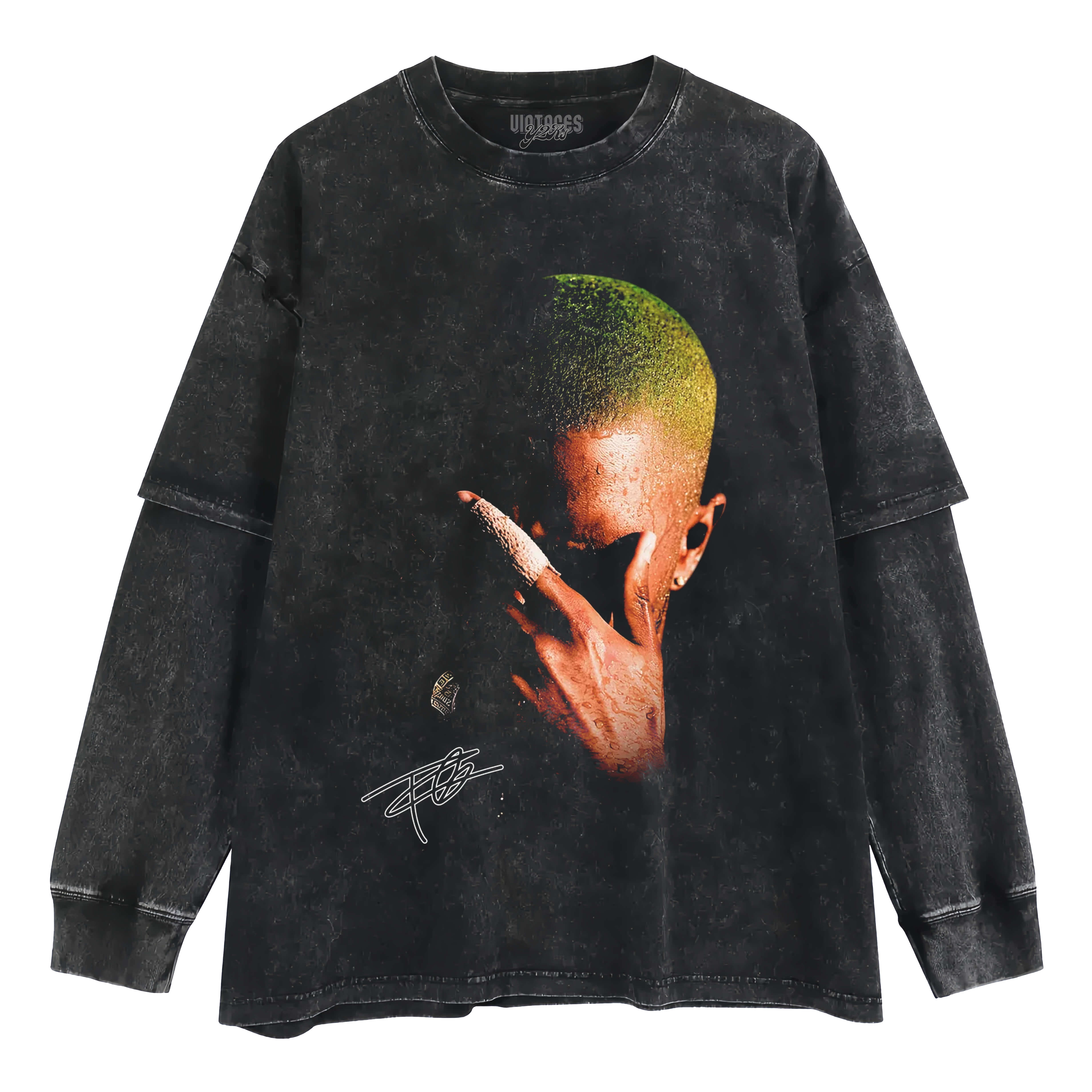 FRANK OCEAN BLONDE ICY EXCLUSIVE LAYERED LONG SLEEVE