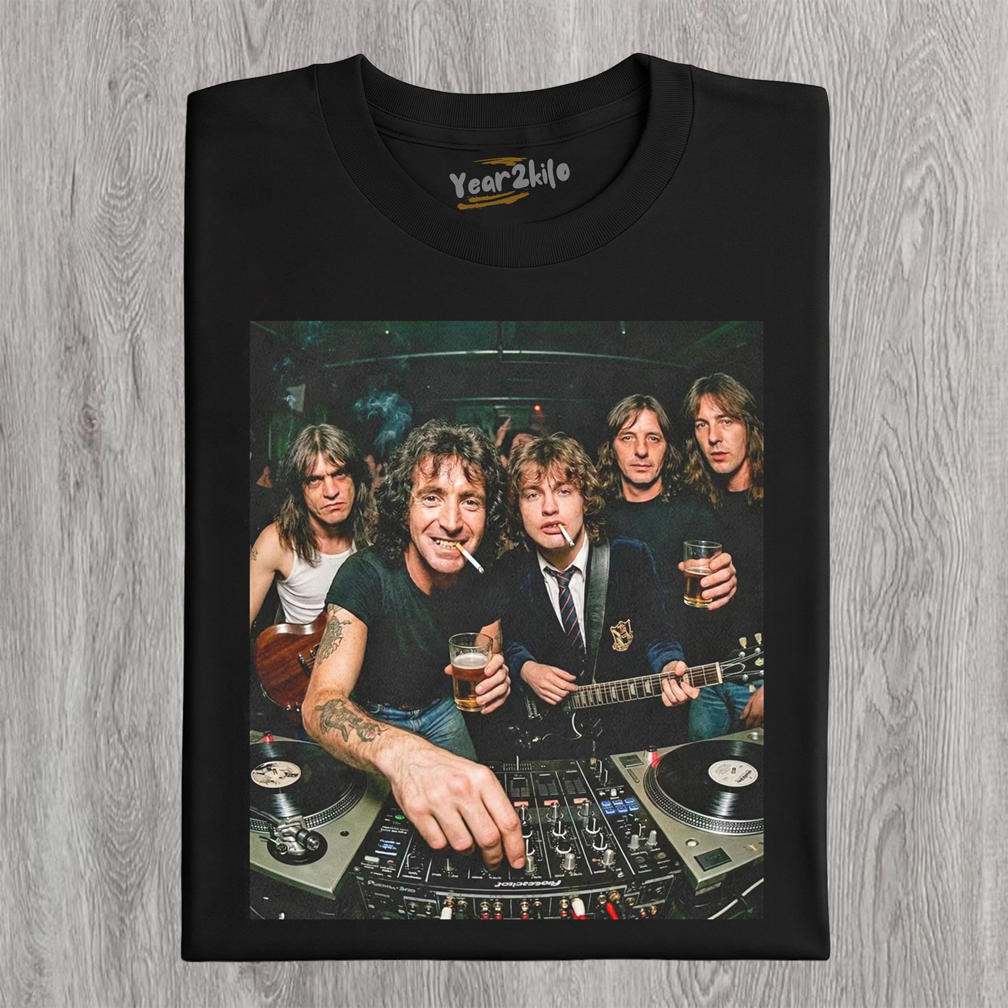 FUNNY ACDC VINTAGE TANK TOP & TEE & LONG SLEEVE & LAYERED LS & HOODIE