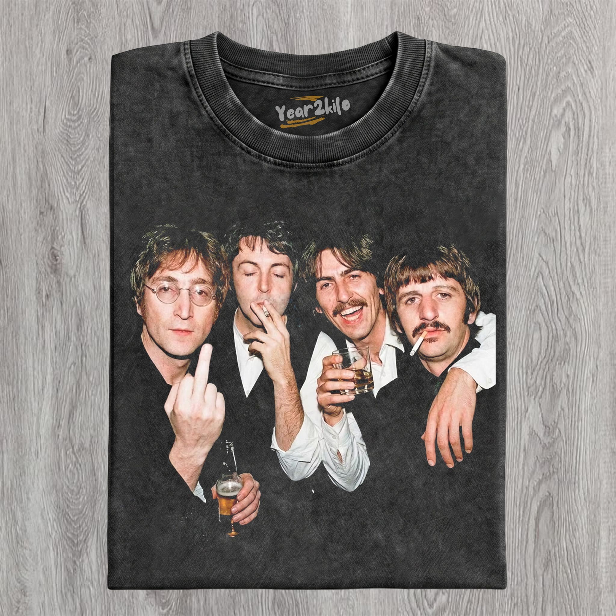 FUNNY THE BEATLES VINTAGE TANK TOP & TEE & LONG SLEEVE & LAYERED LS & HOODIE