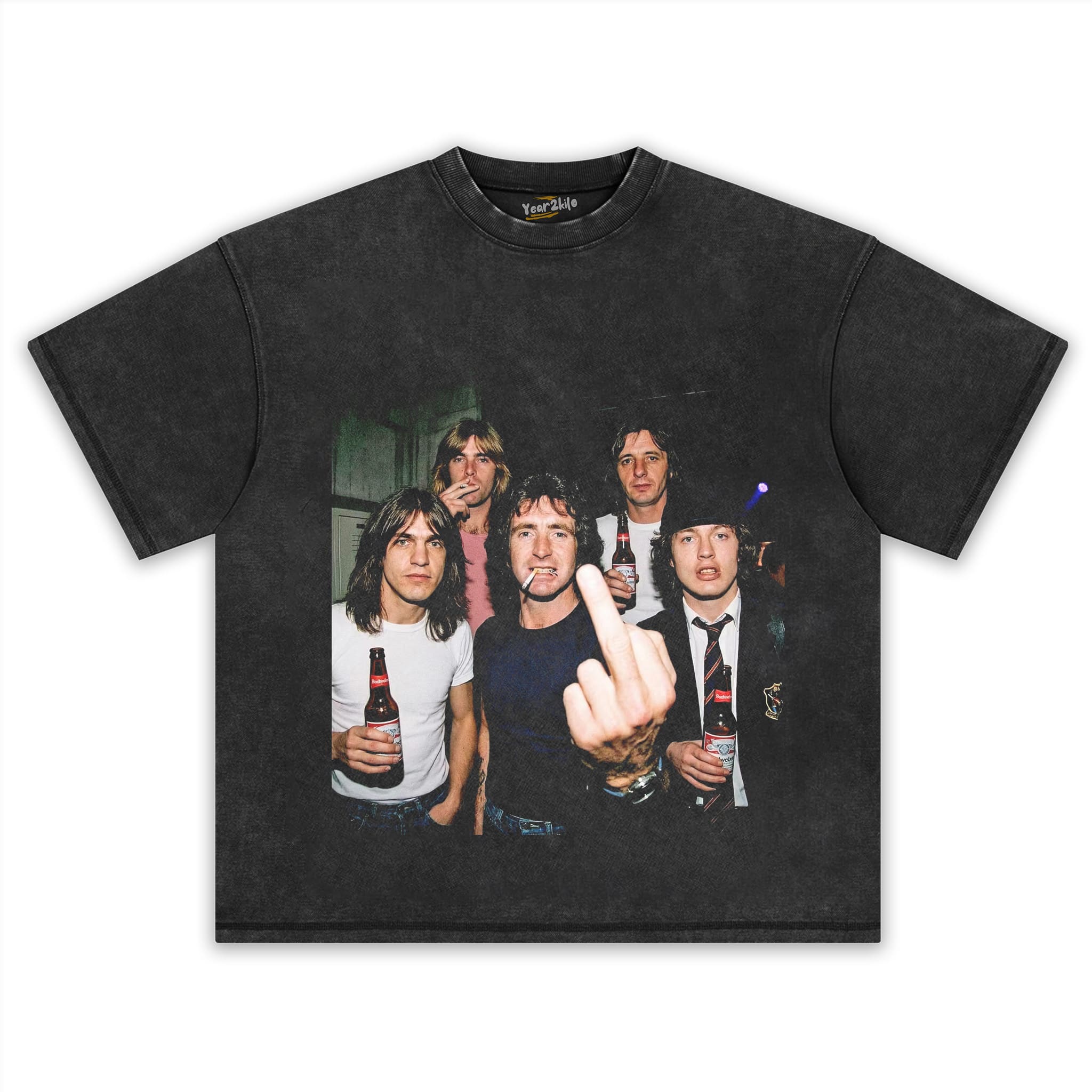 FUNNY ACDC V2 VINTAGE TANK TOP & TEE & LONG SLEEVE & LAYERED LS & HOODIE
