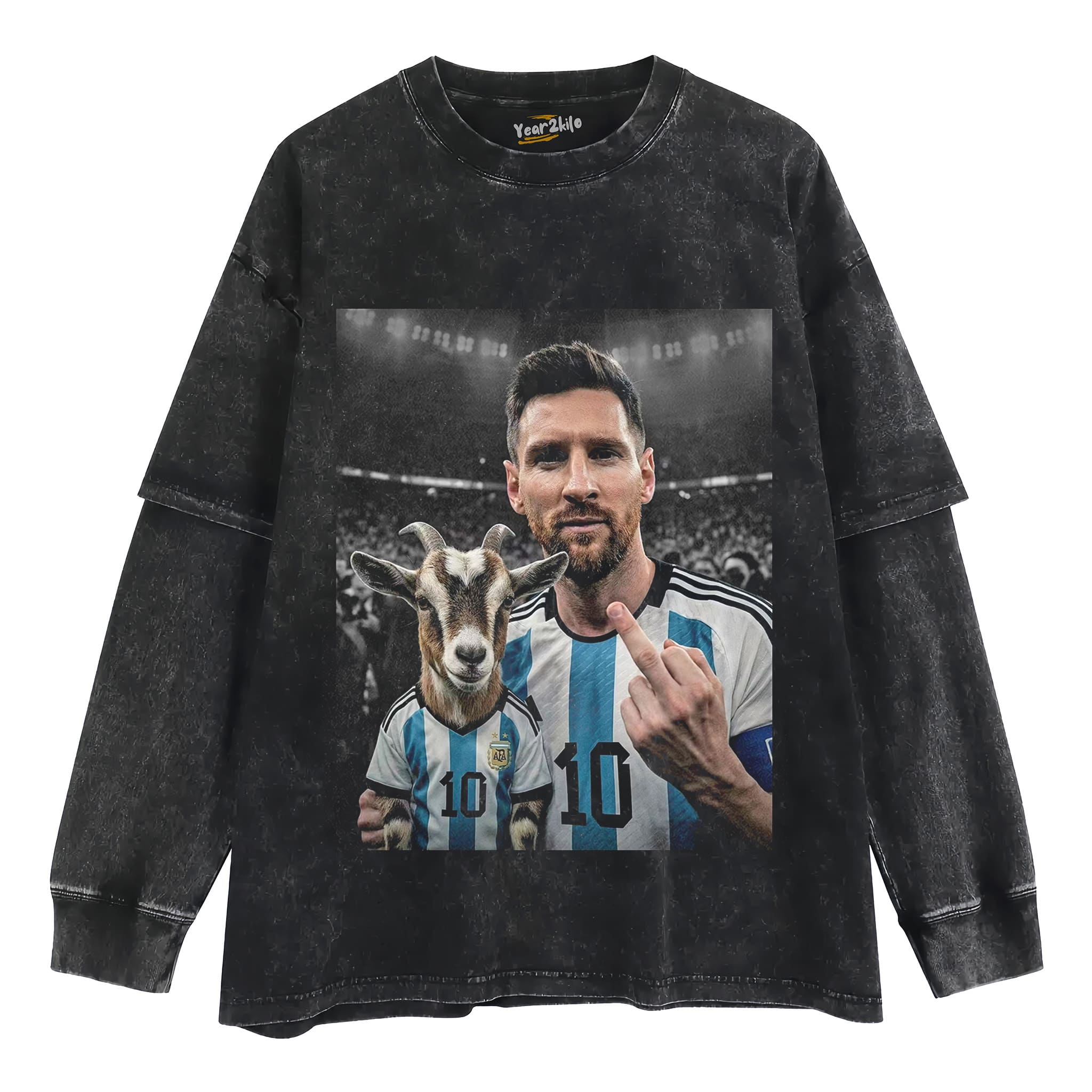FUNNY MESSI V4 TANK TOP & TEE & LONG SLEEVE & LAYERED LS & HOODIE