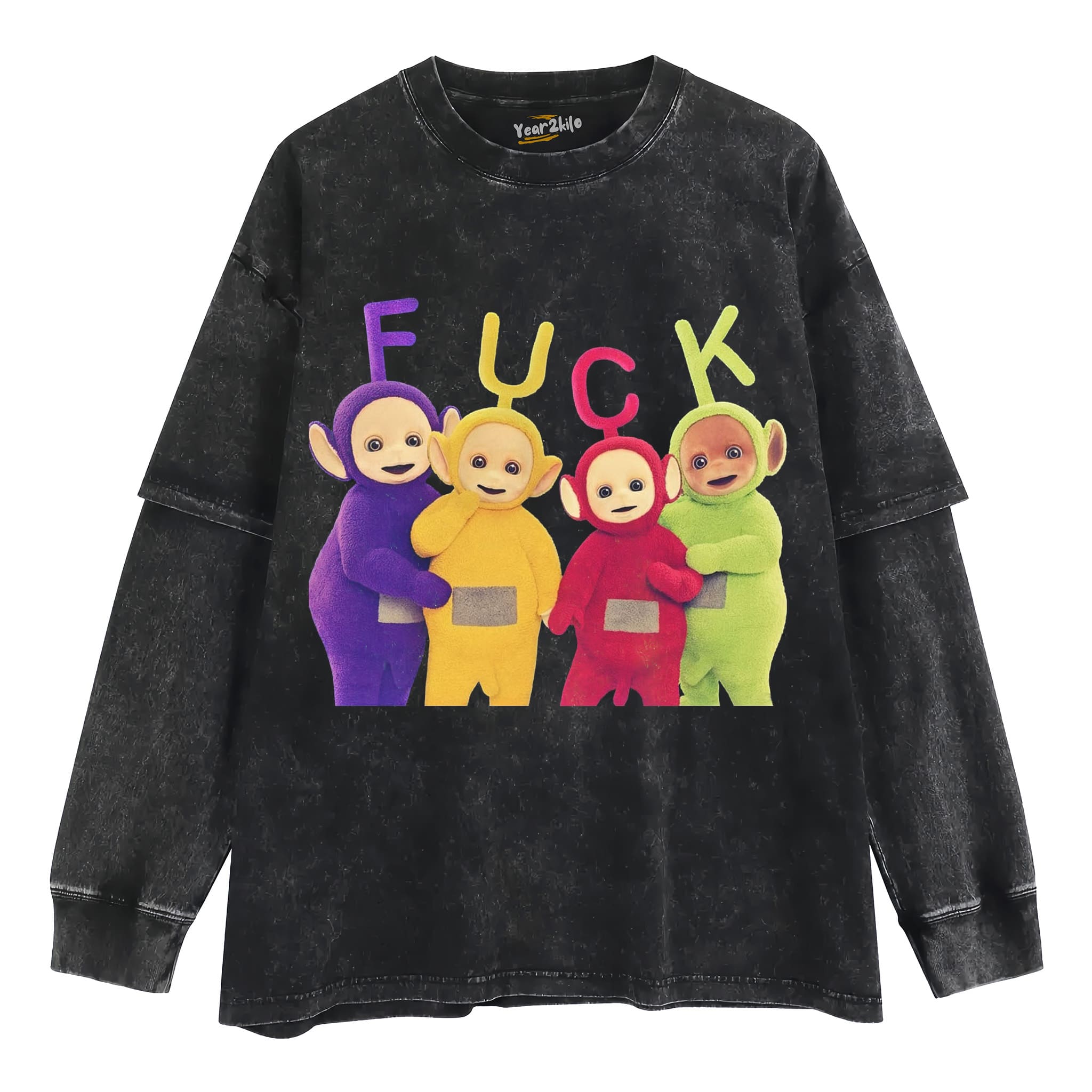 FUNNY TELETUBBIES V2 TANK TOP & TEE & LONG SLEEVE & LAYERED LS & HOODIE
