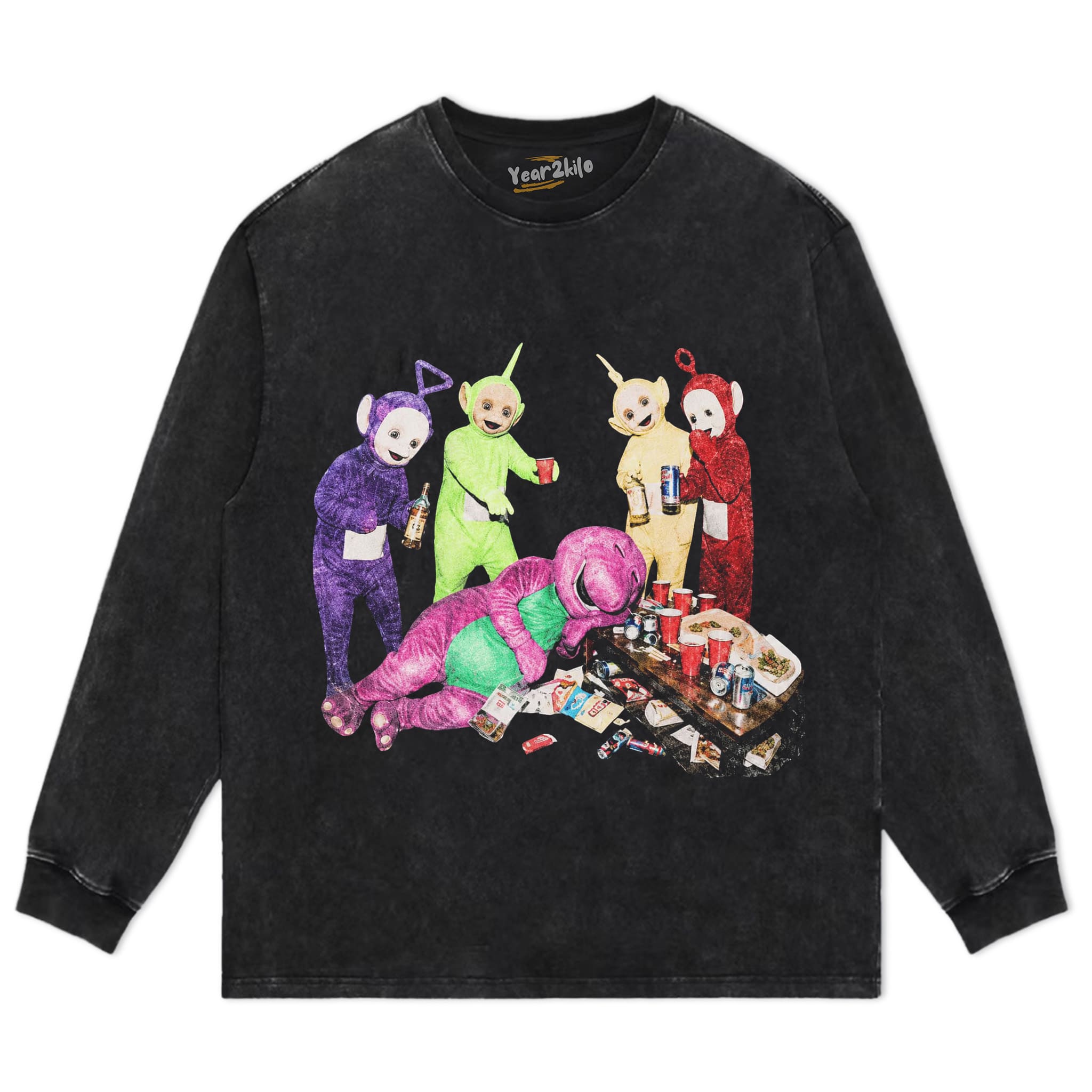 FUNNY TELETUBBIES V6 TANK TOP & TEE & LONG SLEEVE & LAYERED LS & HOODIE