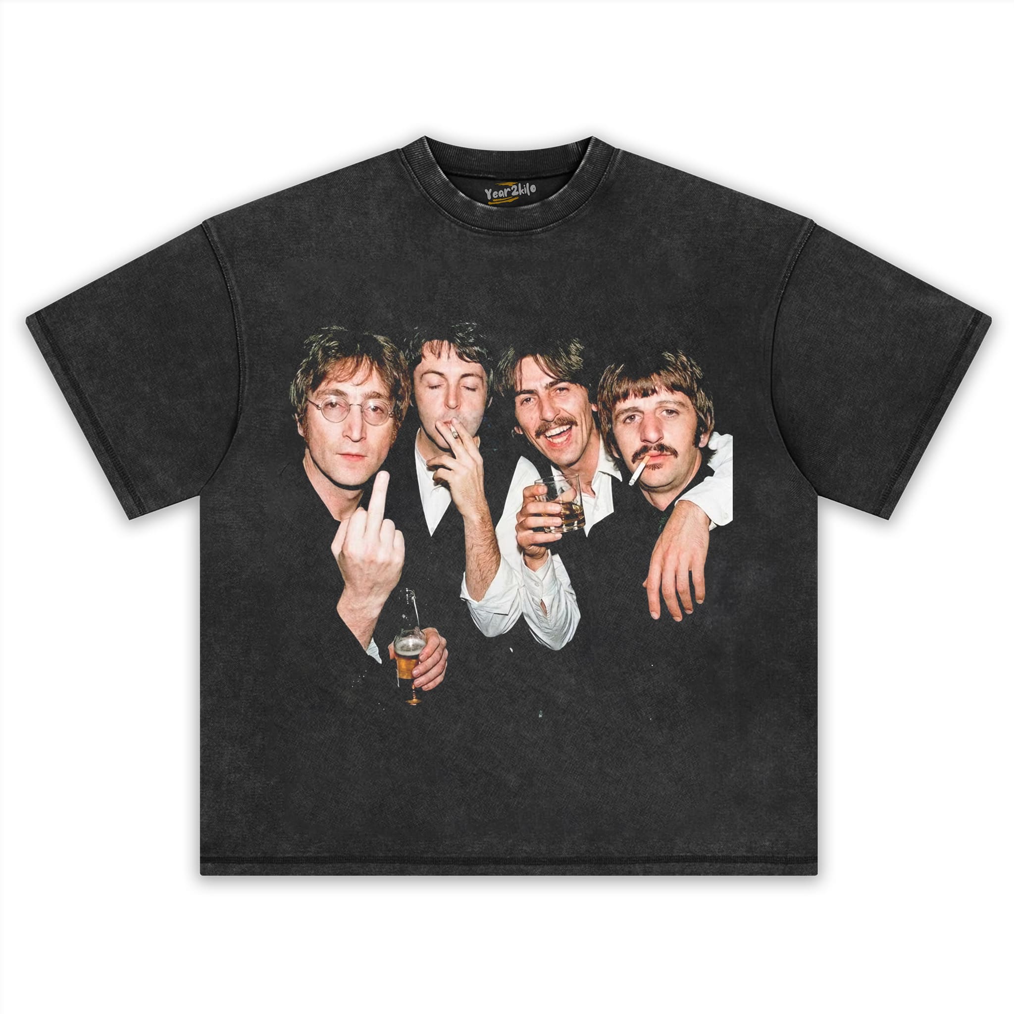 FUNNY THE BEATLES VINTAGE TANK TOP & TEE & LONG SLEEVE & LAYERED LS & HOODIE