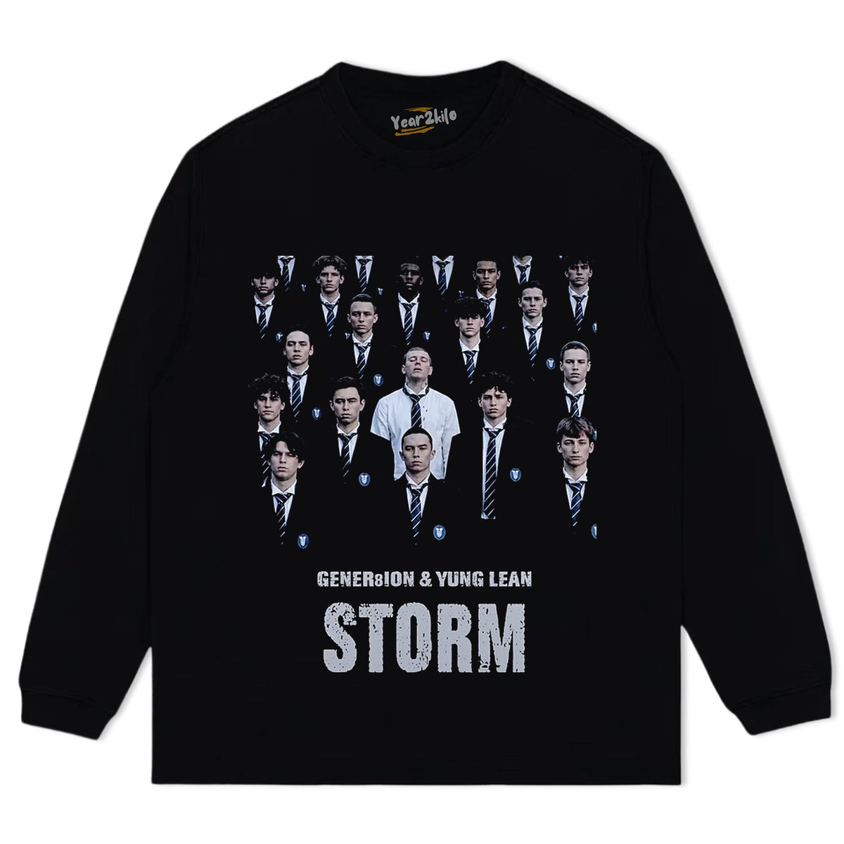 GENER8ION & YUNG LEAN ( STORM ) V2 TANK TOP & TEE & LONG SLEEVE & LAYERED LS & HOODIE