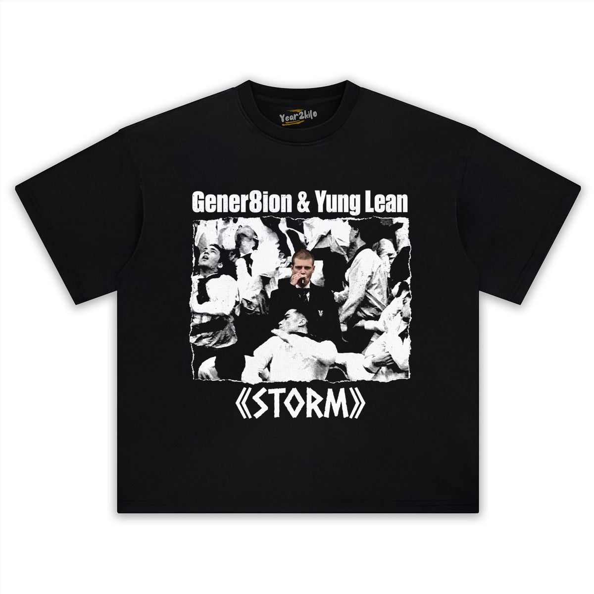 GENER8ION & YUNG LEAN ( STORM ) V2 TANK TOP & TEE & LONG SLEEVE & LAYERED LS & HOODIE