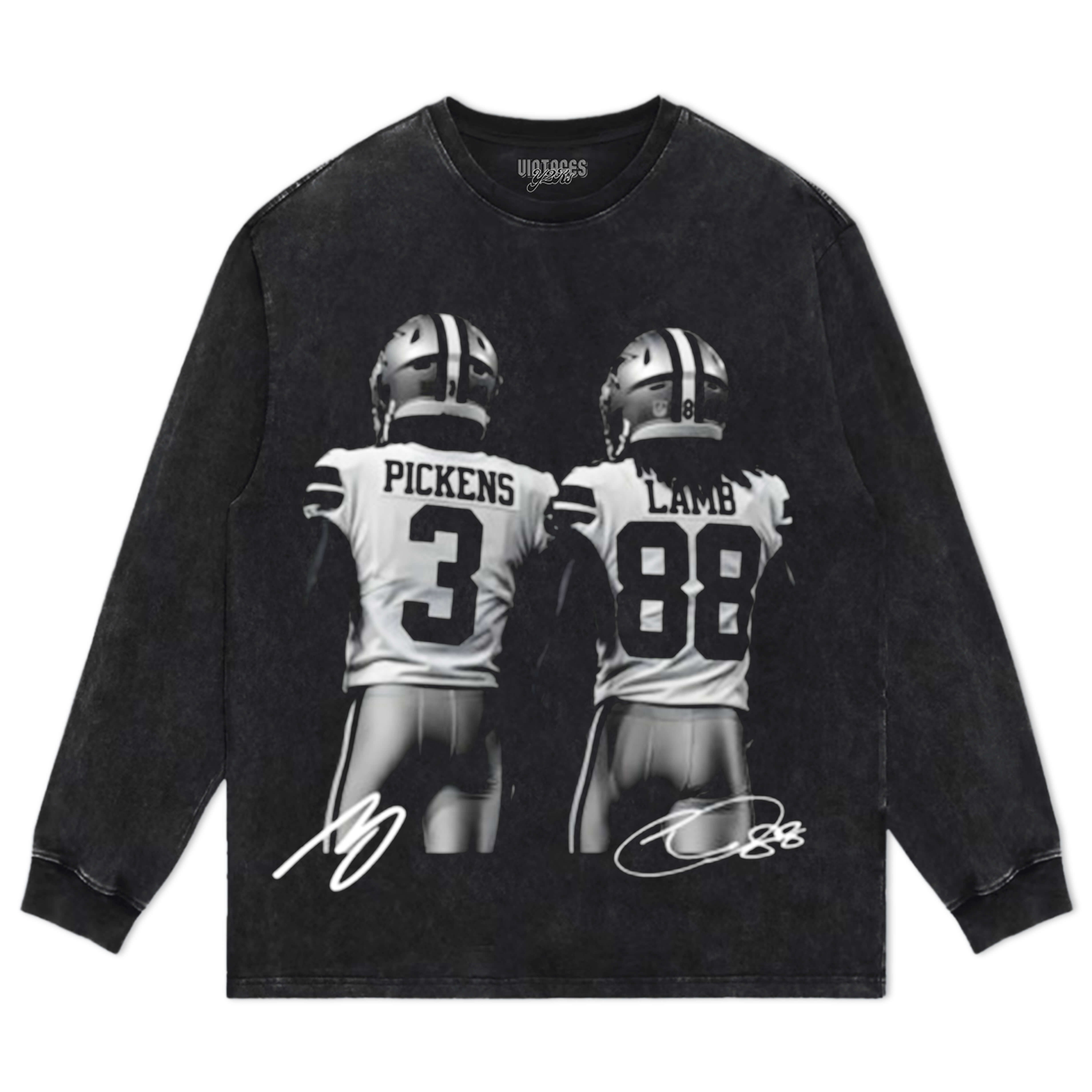 GEORGE PICKENS & CEEDEE LAMB VINTAGE TEE & LS & HOODIE