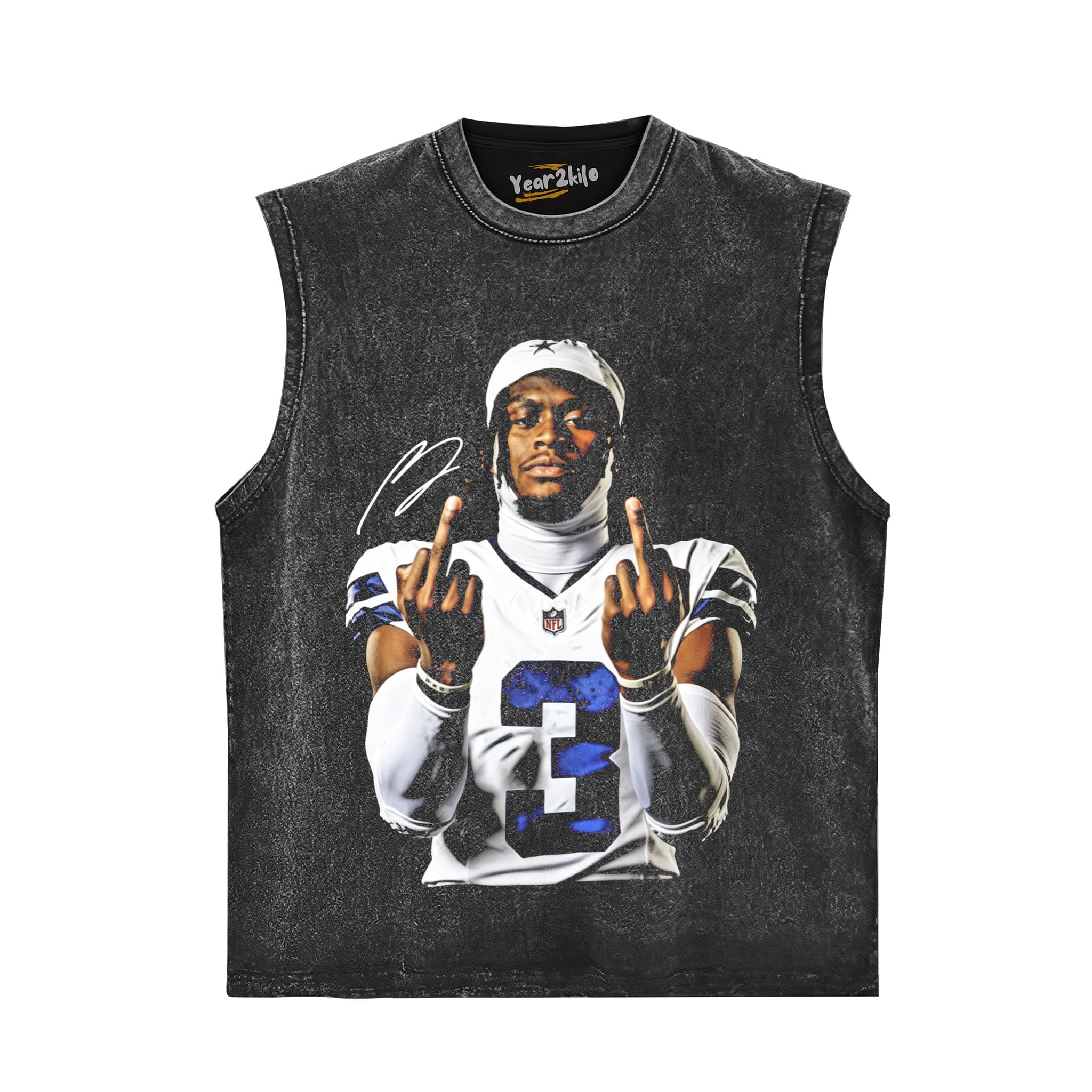 GEORGE PICKENS MIDDLE FINGER VINTAGE TANK TOP & TEE & LONG SLEEVE & LAYERED LS & HOODIE