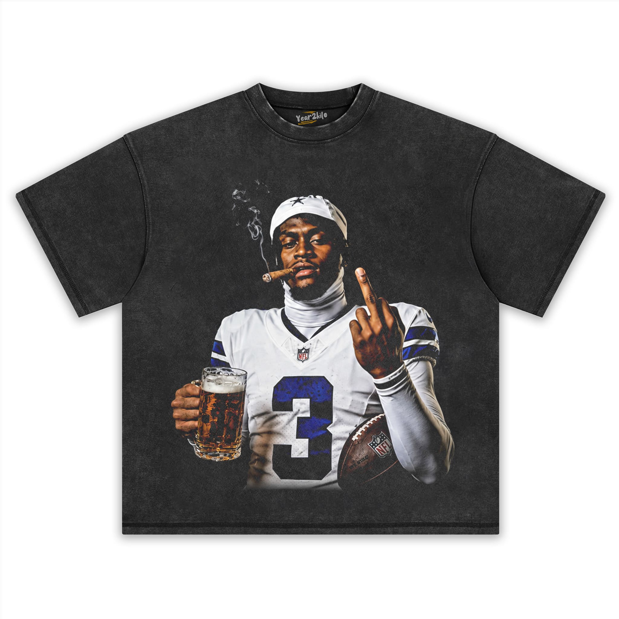GEORGE PICKENS MIDDLE FINGER VINTAGE V3 TANK TOP & TEE & LONG SLEEVE & LAYERED LS & HOODIE