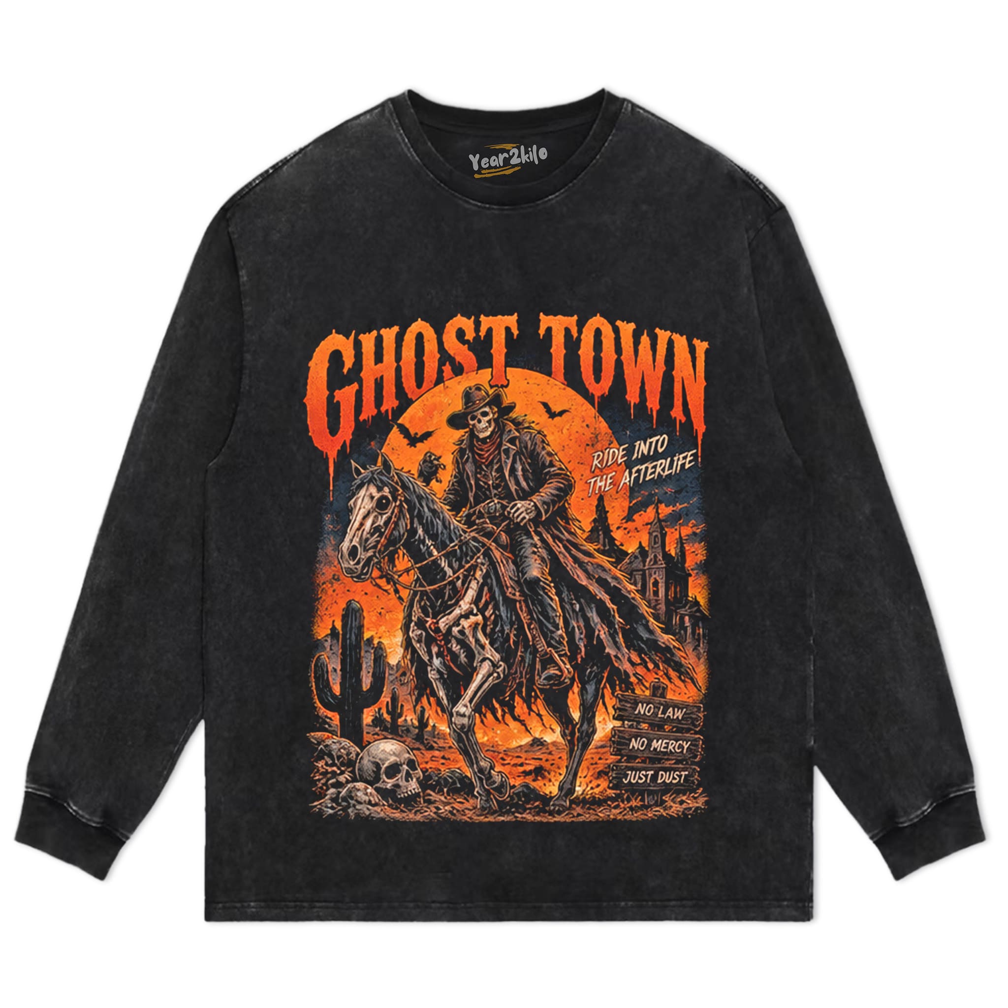 GHOST TOWN HALLOWEEN TANK TOP & TEE & LONG SLEEVE & LAYERED LS & HOODIE