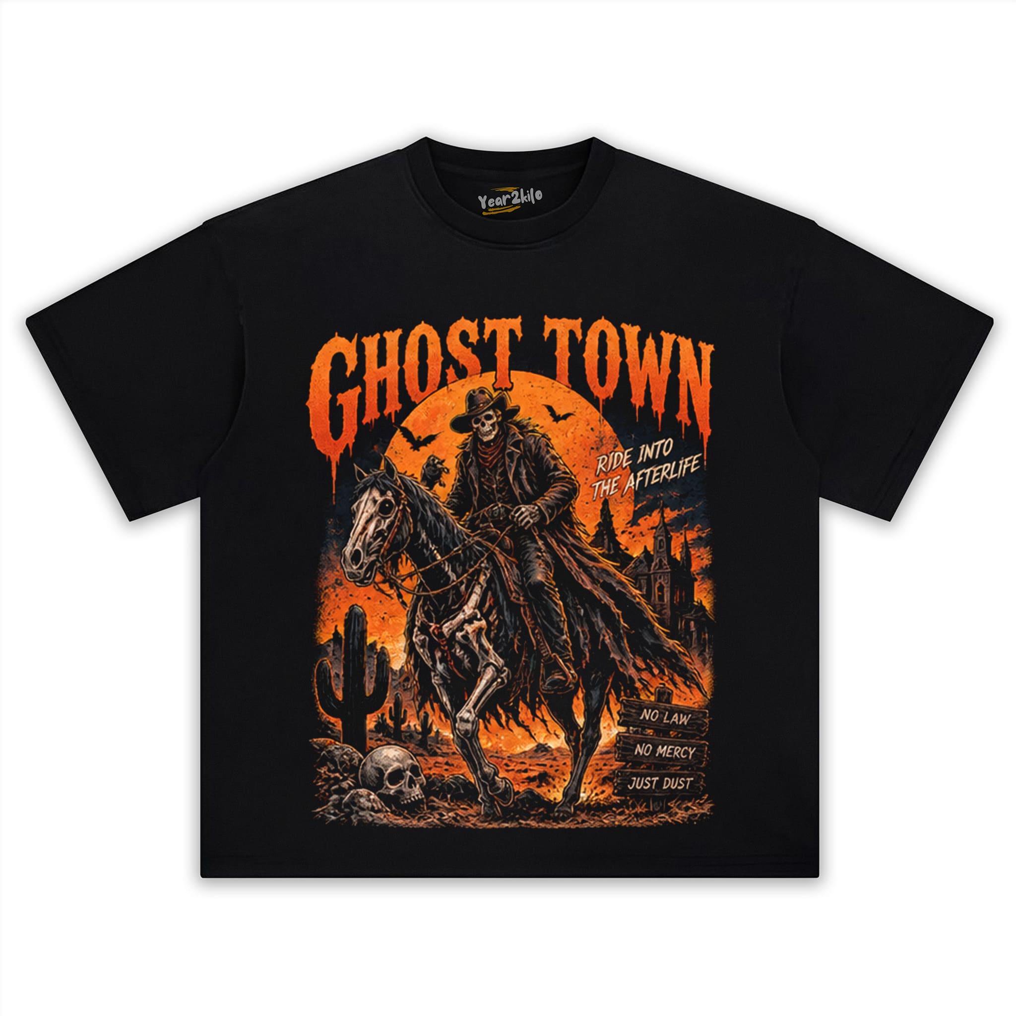 GHOST TOWN HALLOWEEN TANK TOP & TEE & LONG SLEEVE & LAYERED LS & HOODIE