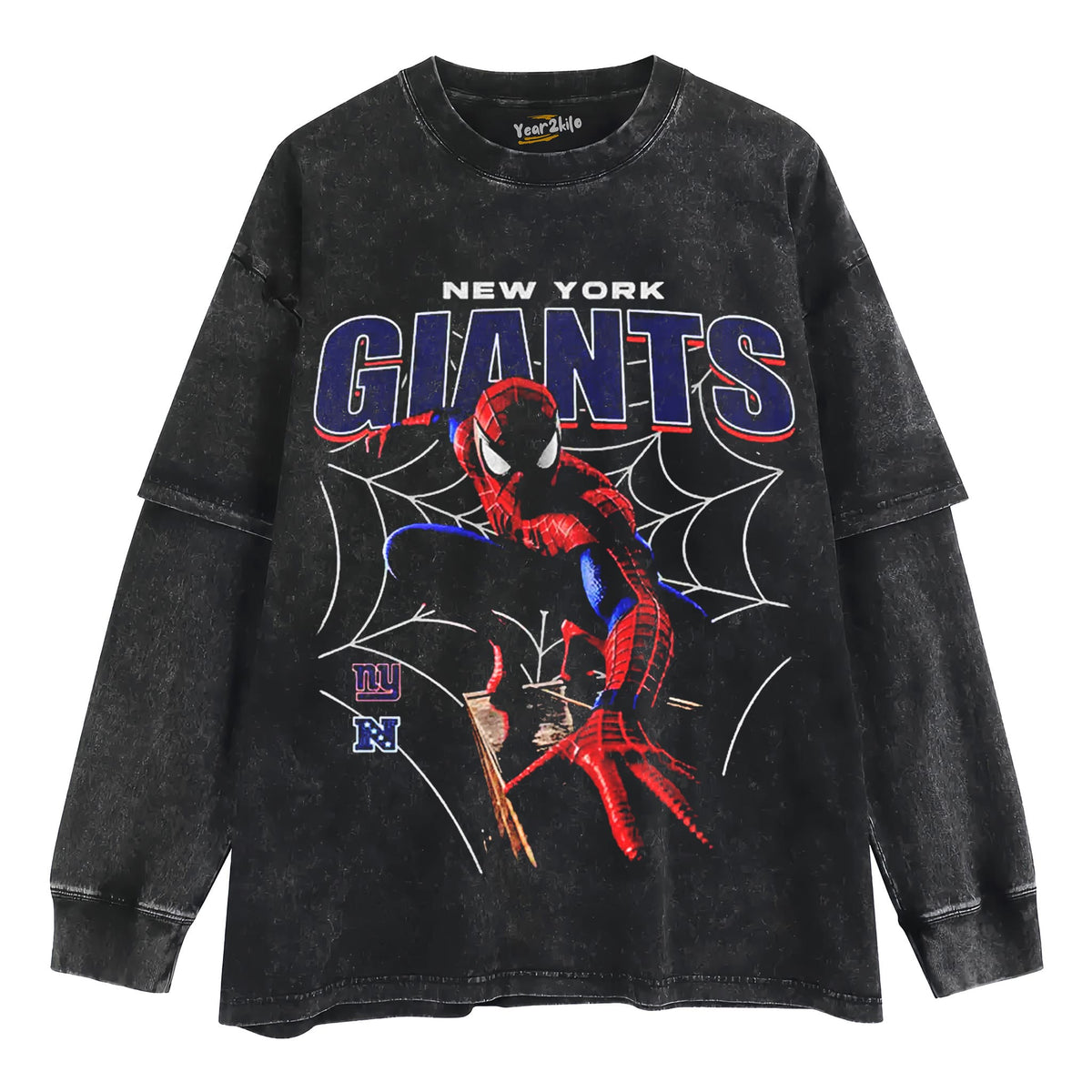 GIANTS X SPIDER MAN TANK TOP & TEE & LONG SLEEVE & LAYERED LS & HOODIE