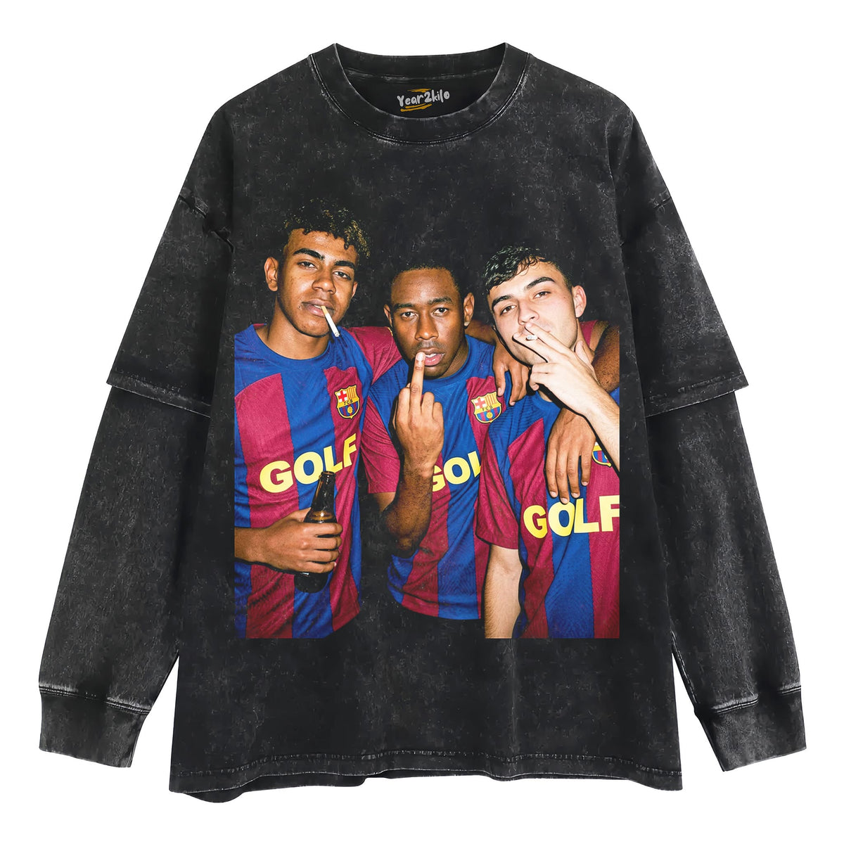 GOLF WANG X BARCA STREETWEAR VINTAGE GRAPHIC V4 TANK TOP & TEE & LONG SLEEVE & LAYERED LS & HOODIE