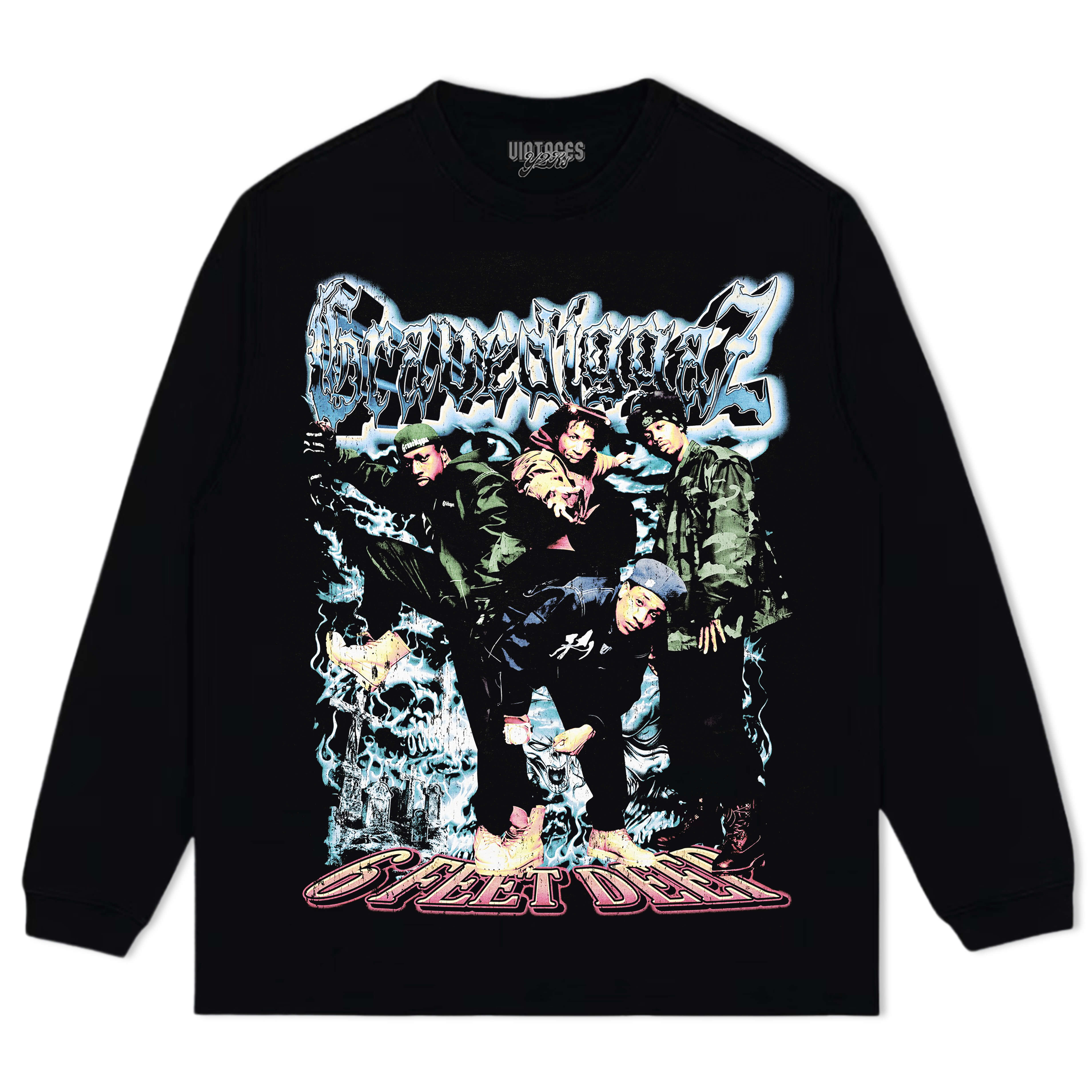 GRAVEDIGGAZ & 6 FEET DEEP TEE & LS & HOODIE