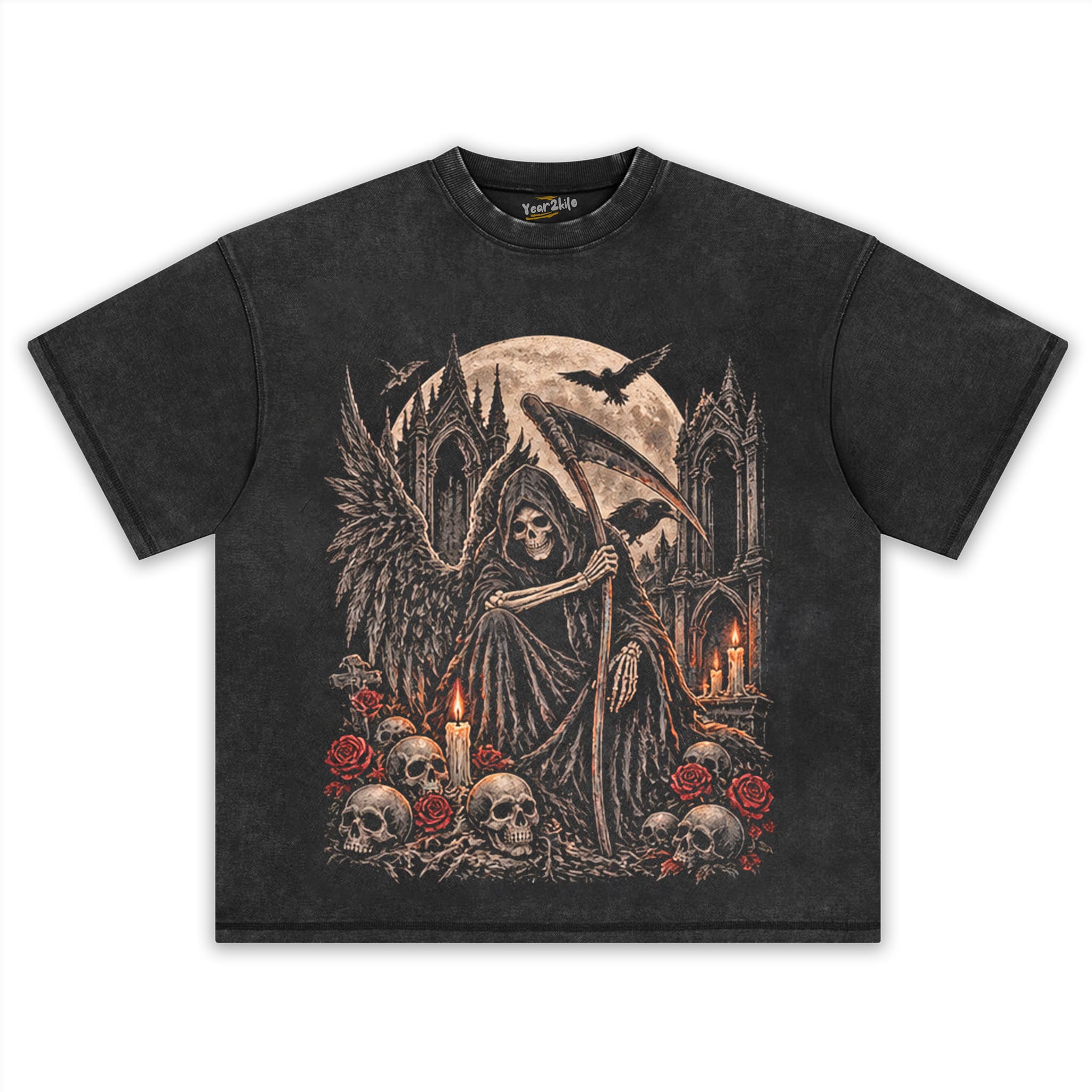 GRIM REAPER HALLOWEEN TANK TOP & TEE & LONG SLEEVE & LAYERED LS & HOODIE