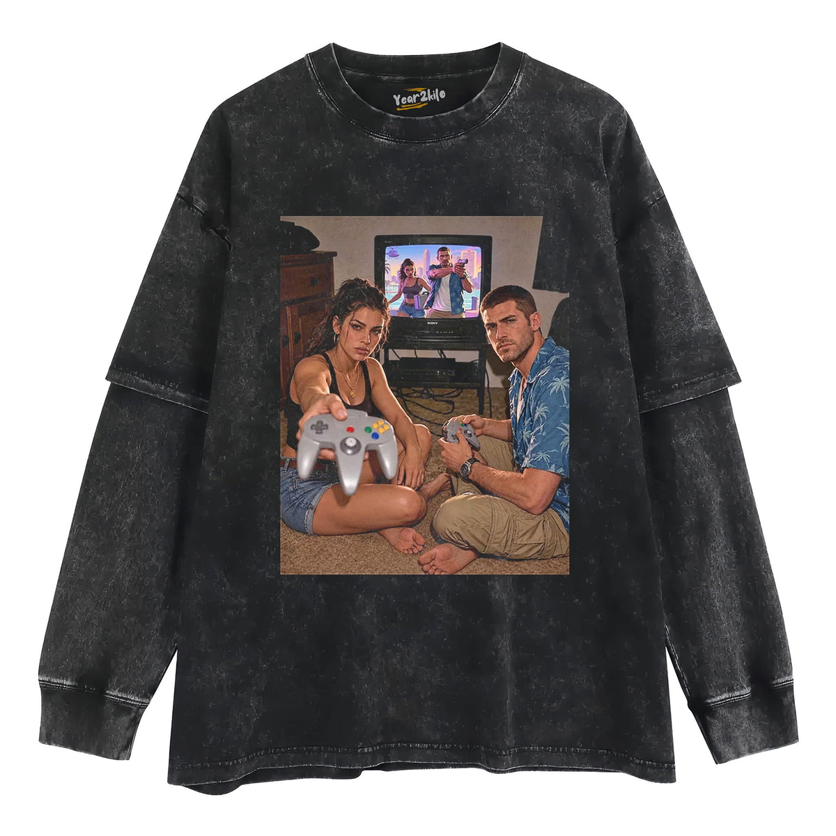 GTA VI & JASON DUVAL & LUCIA CAMINOS TEE TANK TOP & TEE & LONG SLEEVE & LAYERED LS & HOODIE