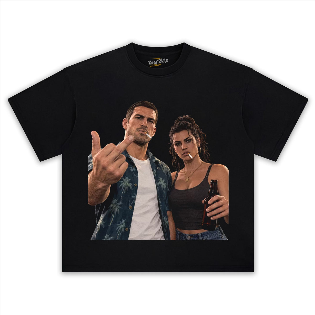 GTA VI & JASON DUVAL & LUCIA CAMINOS V3 TEE TANK TOP & TEE & LONG SLEEVE & LAYERED LS & HOODIE