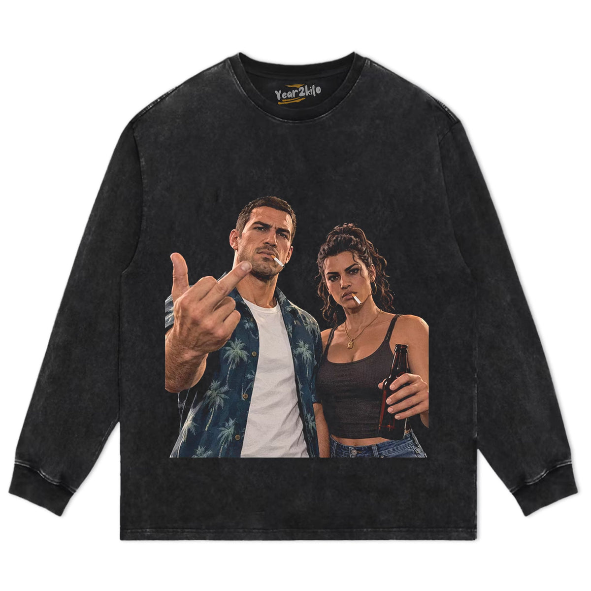 GTA VI & JASON DUVAL & LUCIA CAMINOS V3 TEE TANK TOP & TEE & LONG SLEEVE & LAYERED LS & HOODIE