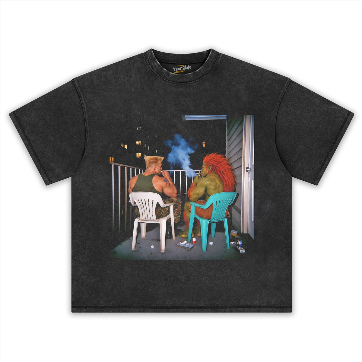 GUILE - BLANKA TANK TOP & TEE & LONG SLEEVE & LAYERED LS & HOODIE