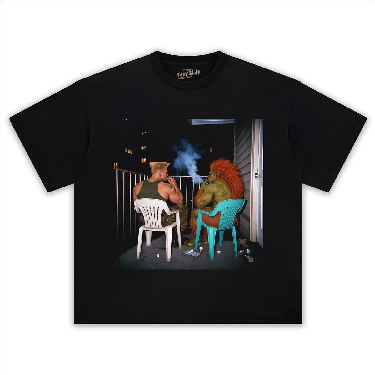 GUILE - BLANKA TANK TOP & TEE & LONG SLEEVE & LAYERED LS & HOODIE