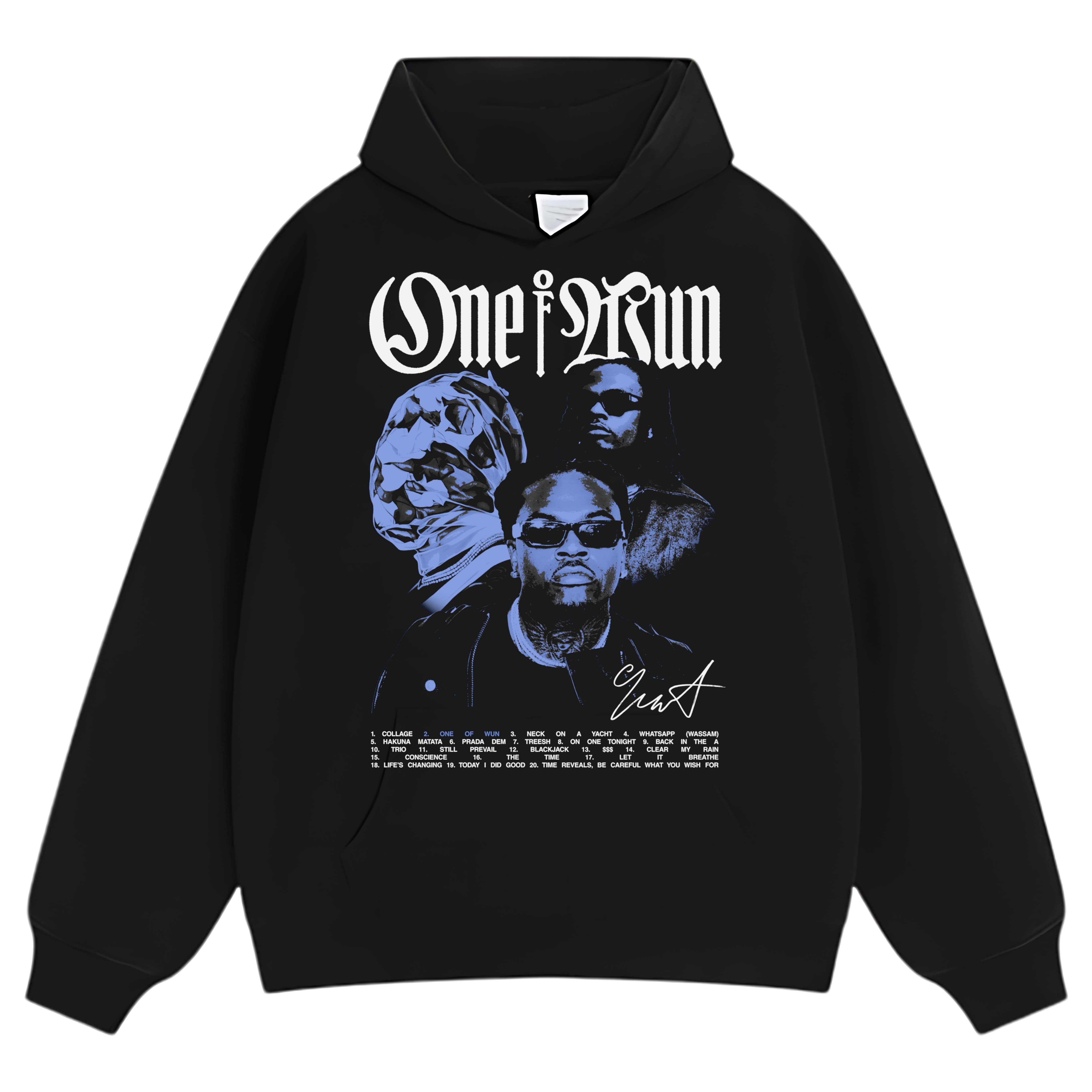 GUNNA ONE OF WUN ALBUM TANK TOP & TEE & LONG SLEEVE & LAYERED LS & HOODIE