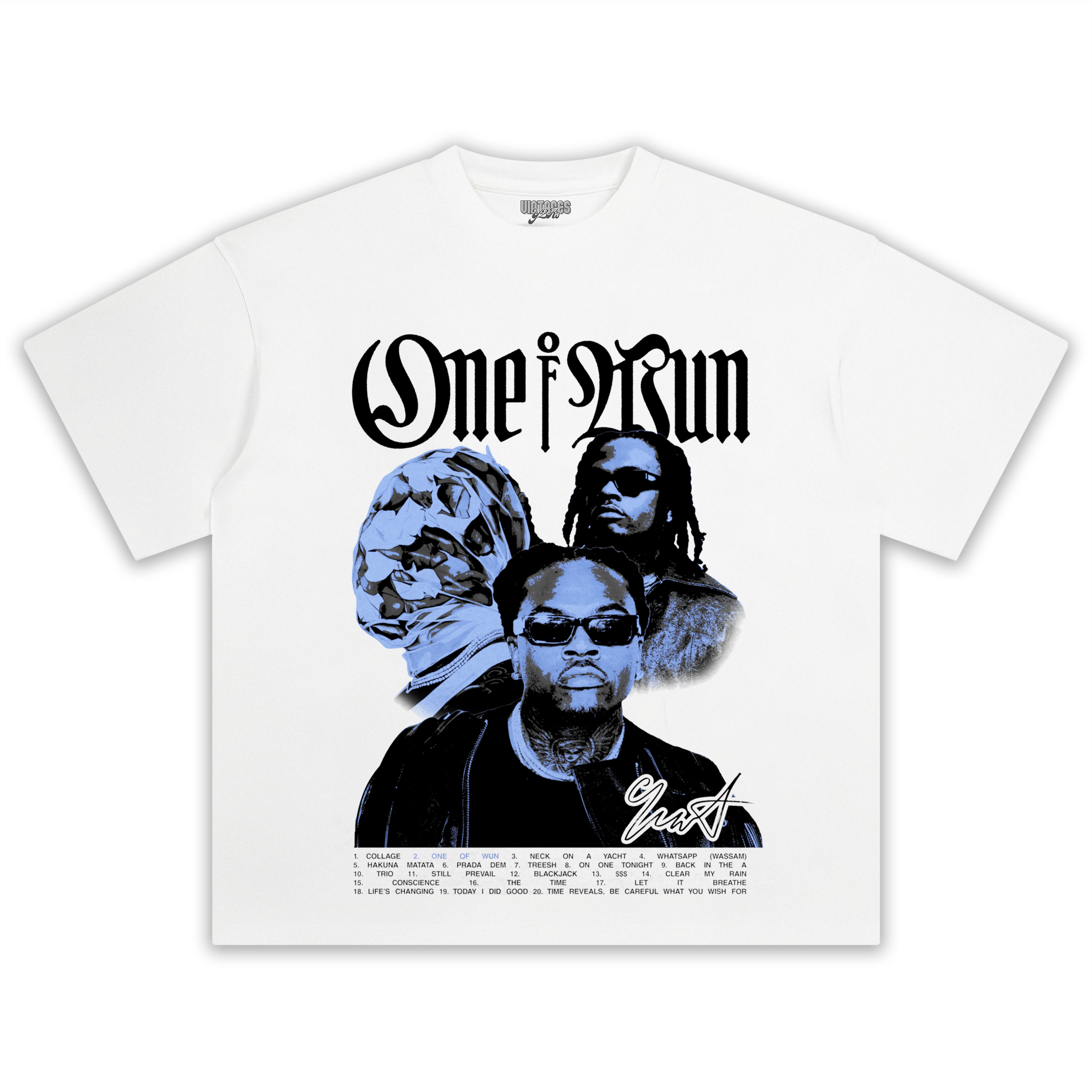 GUNNA ONE OF WUN ALBUM TANK TOP & TEE & LONG SLEEVE & LAYERED LS & HOODIE