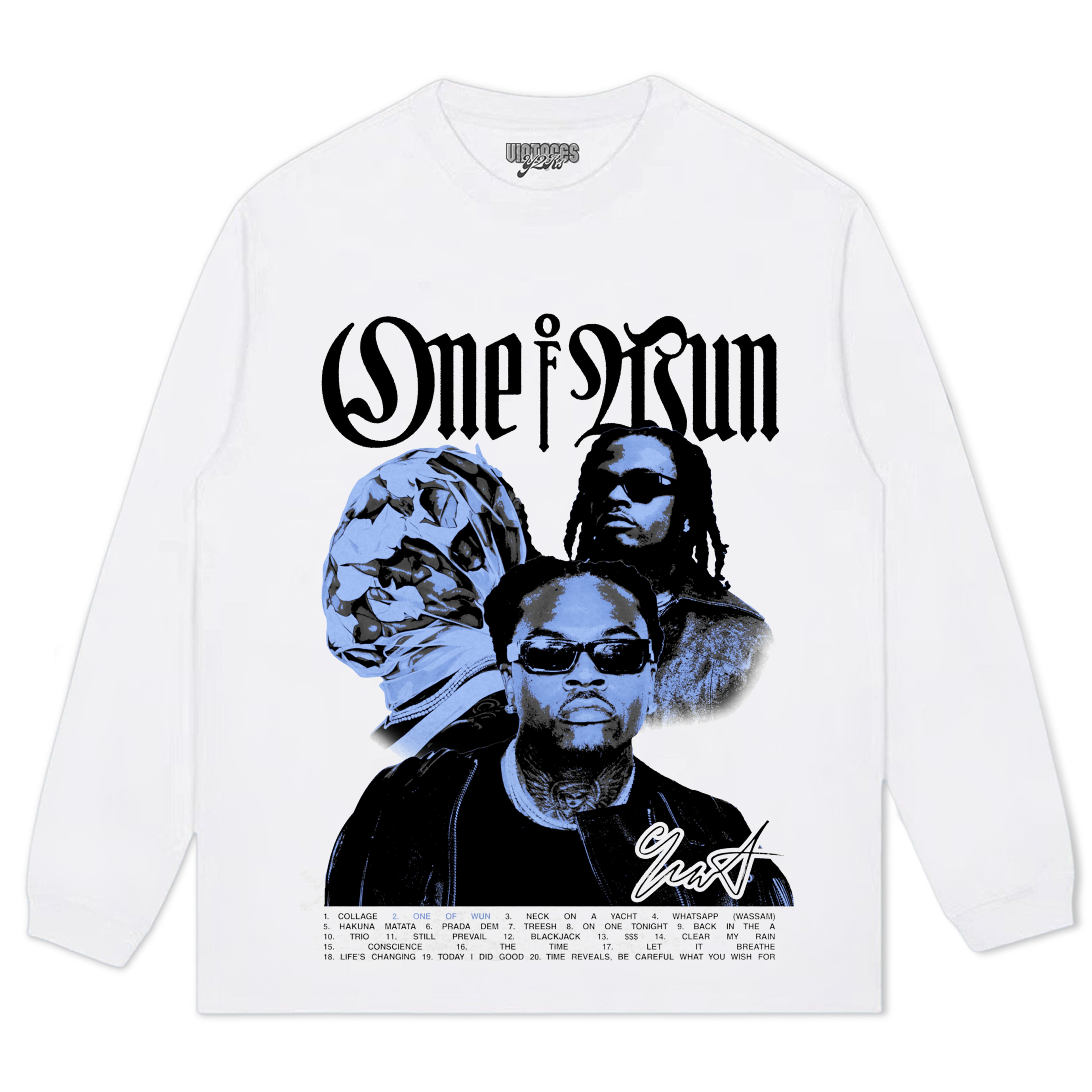 GUNNA ONE OF WUN ALBUM TANK TOP & TEE & LONG SLEEVE & LAYERED LS & HOODIE